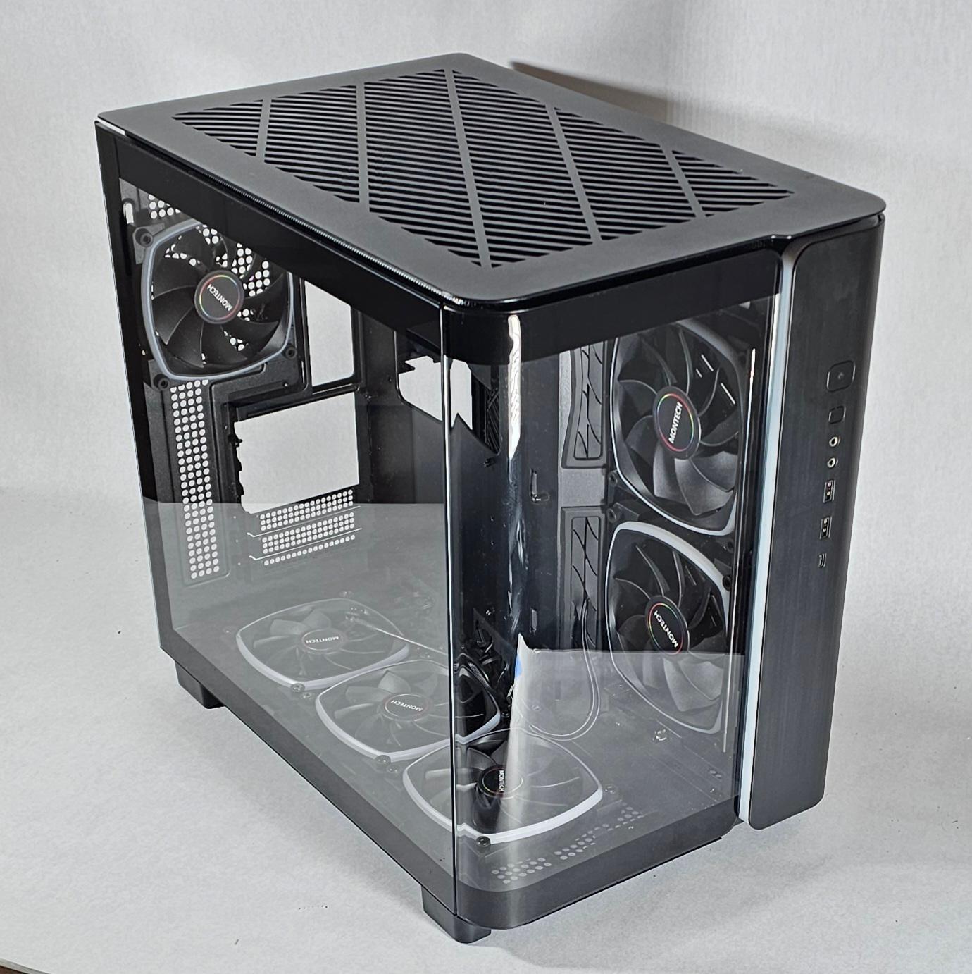 Montech PC Case with Tempered Glass and Front Mesh