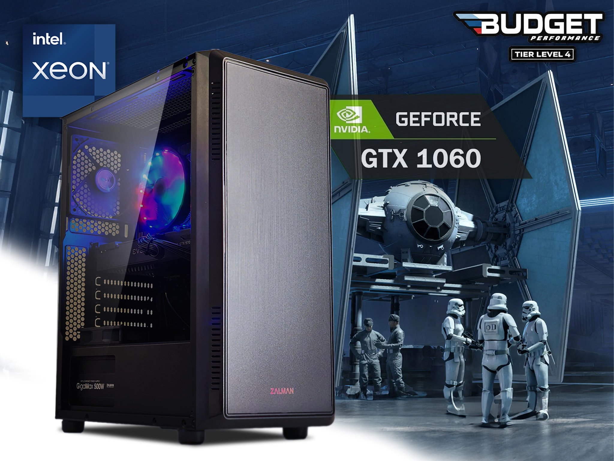💰 Gaming PC | GeForce GTX 1060 | Intel Xeon CPU | 16GB RAM | 512GB NVME M.2 SSD | WIFI | WIN 10 PRO