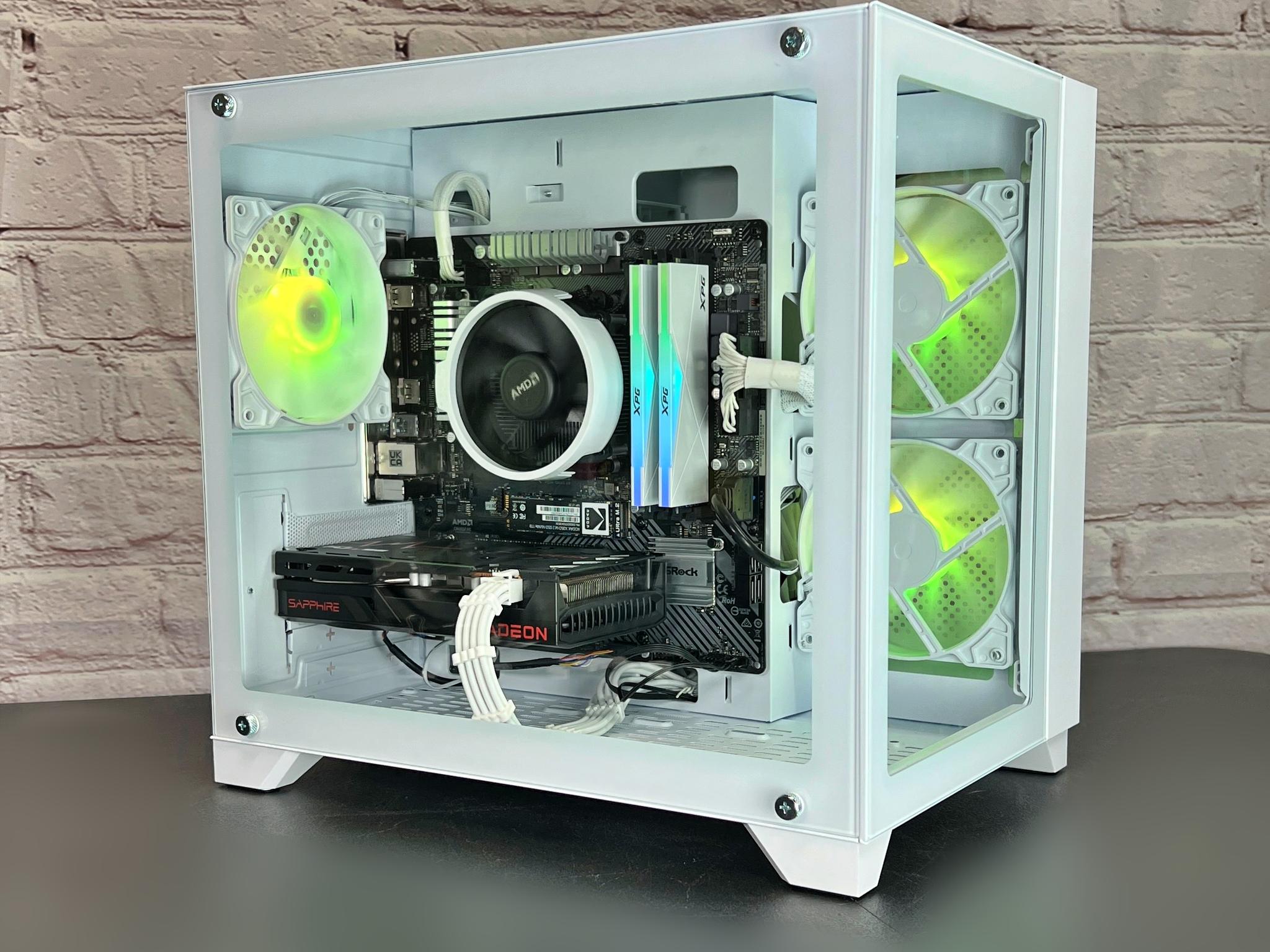 Ryzen 5 3600 RX 6600 16GB RAM 1TB M.2 Wifi 5 Bluetooth Window 10 Gaming PC