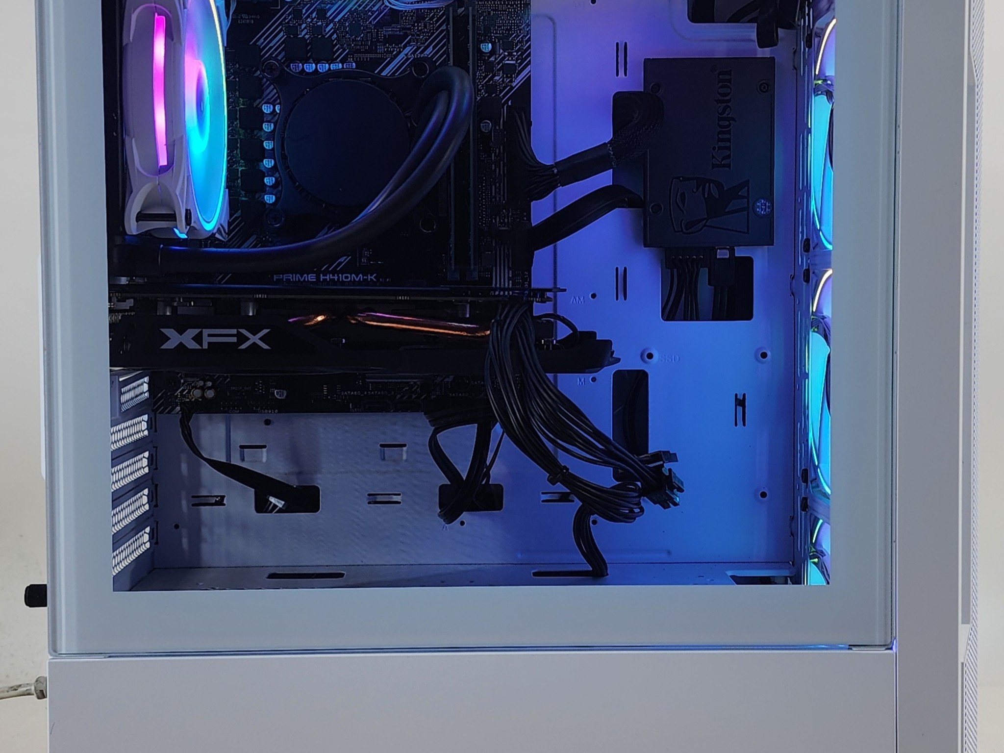 Gaming PC i3-10105F 8GB RAM 128GB SSD + 500GB HDD RX 570 8GB Windows 11 Computer