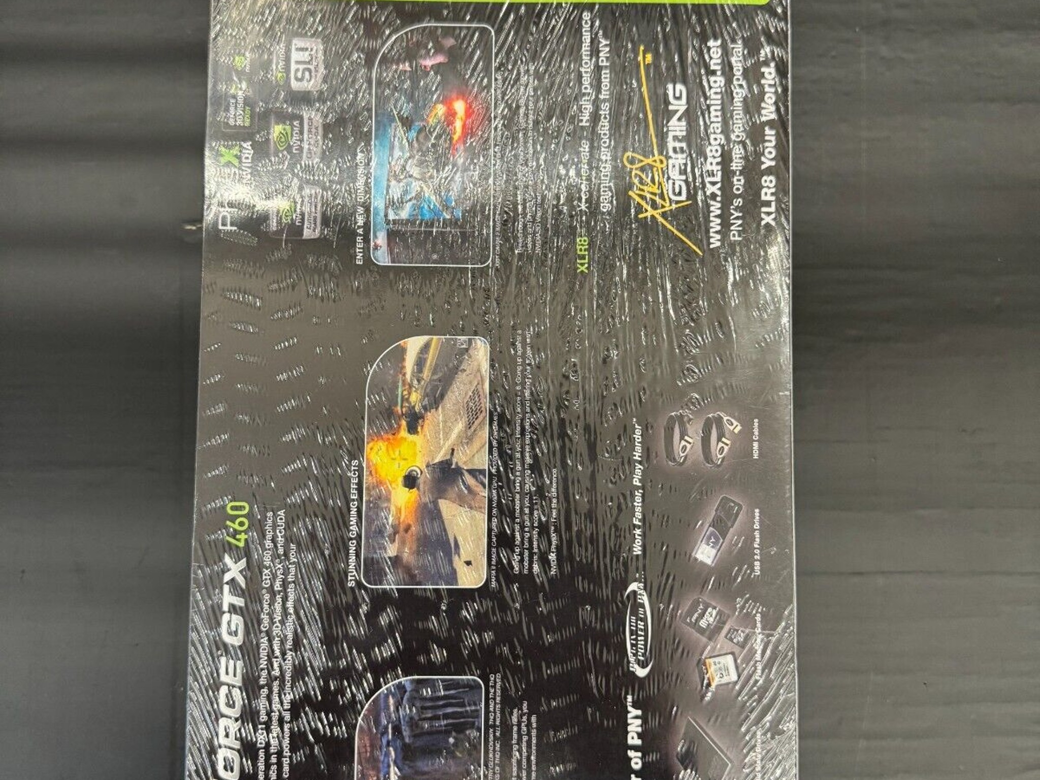 NEW PNY GeForce GTX 460 XLR8 Enthusiast Edition 1GB GDDR5 PCIE Graphics Card