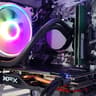 Gaming PC i3-10105F 8GB RAM 128GB SSD + 500GB HDD RX 570 8GB Windows 11 Computer