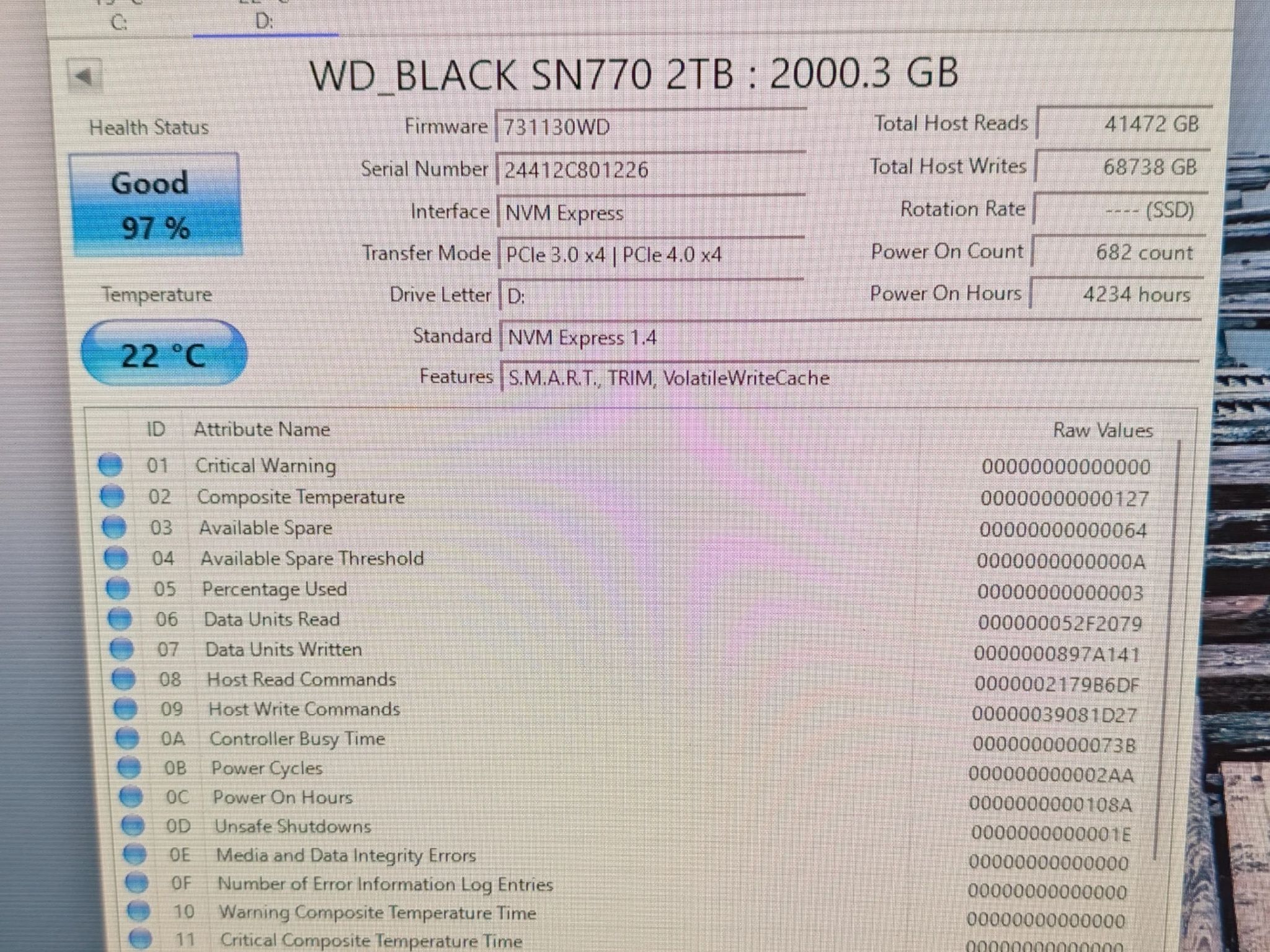 Western Digital SN770 2TB M.2 NVME SSD
