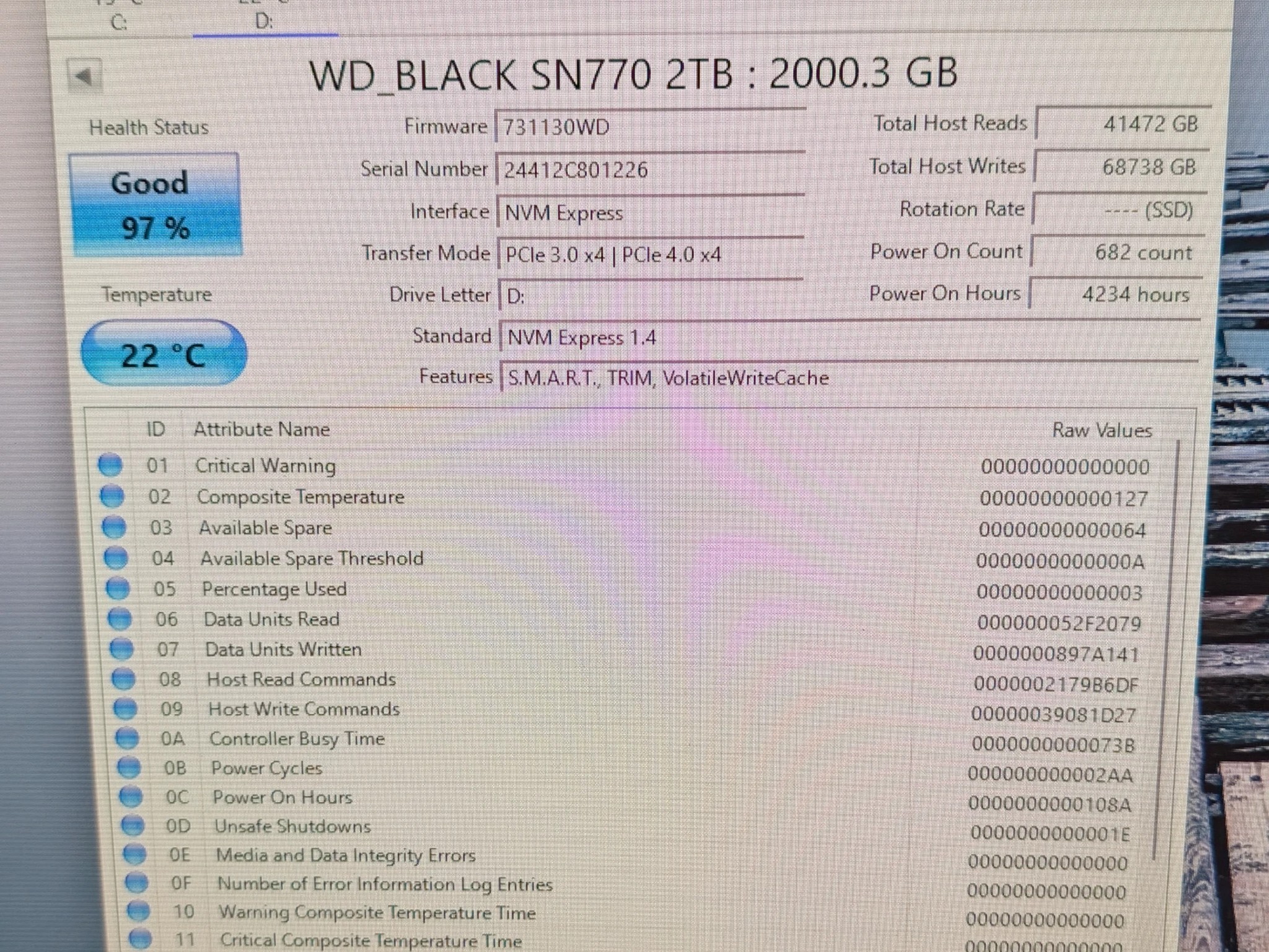 Western Digital SN770 2TB M.2 NVME SSD