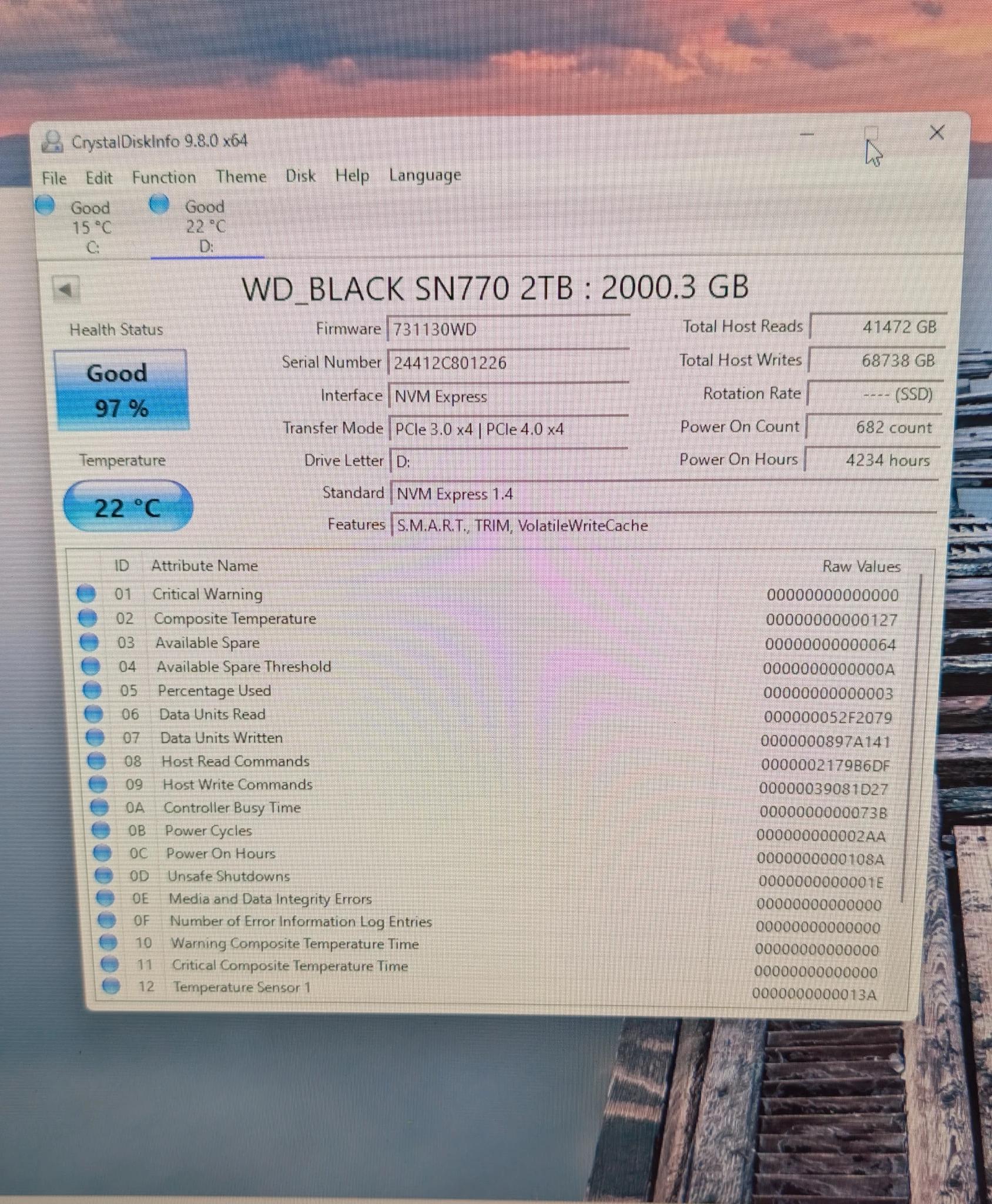 Western Digital SN770 2TB M.2 NVME SSD
