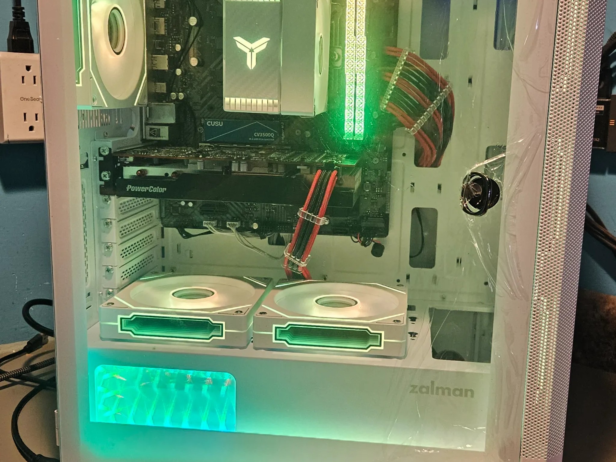 Fresh build Zalman i4 TG with Ryzen 5 8500G/RX 6600XT/32gigs ram/1Tb NVME