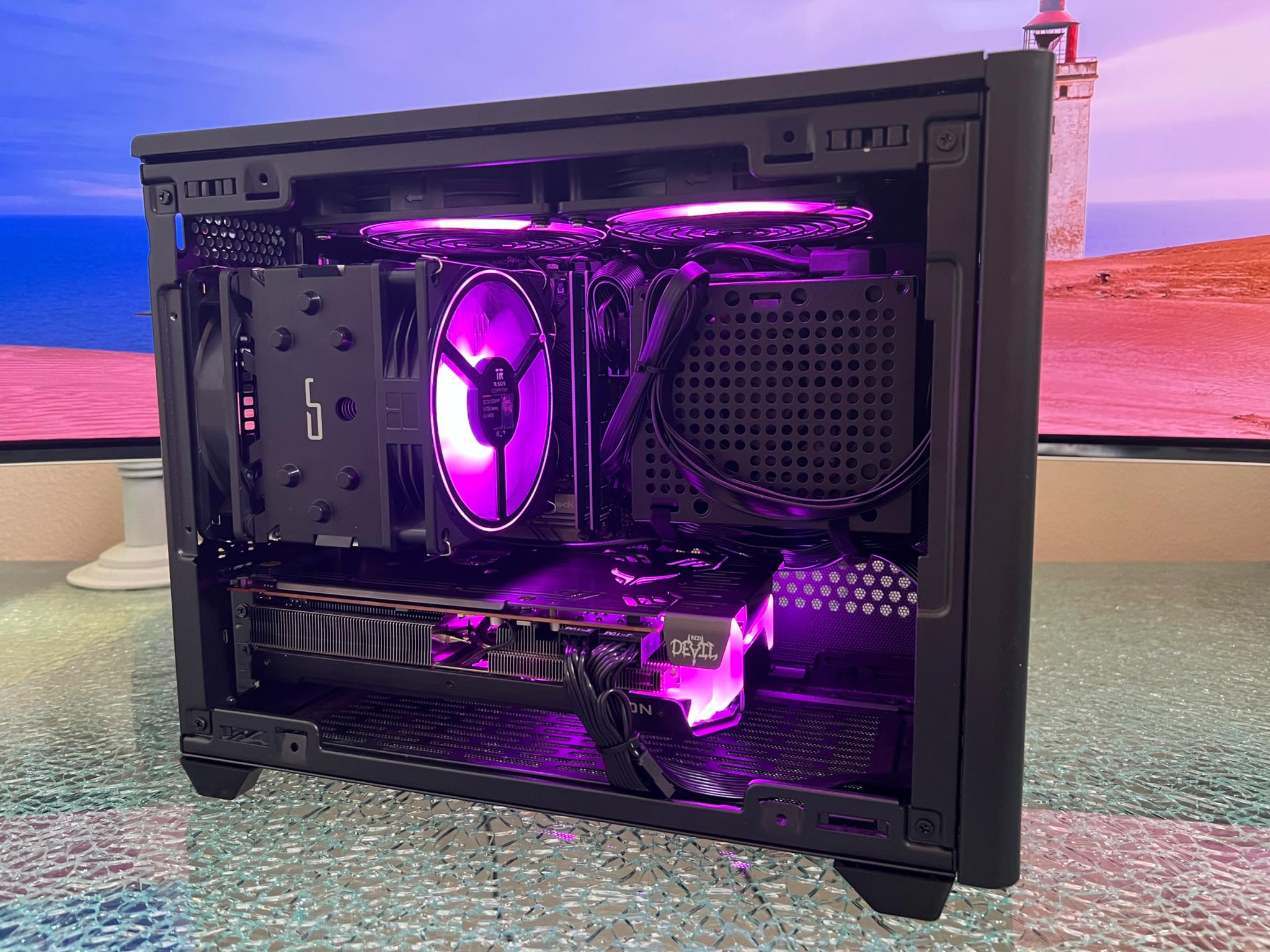 Solid Mini-ITX Gaming PC | Ryzen 7 3800x | RX 6600XT | 32 GB RAM | 1 TB NVME M.2 SSD