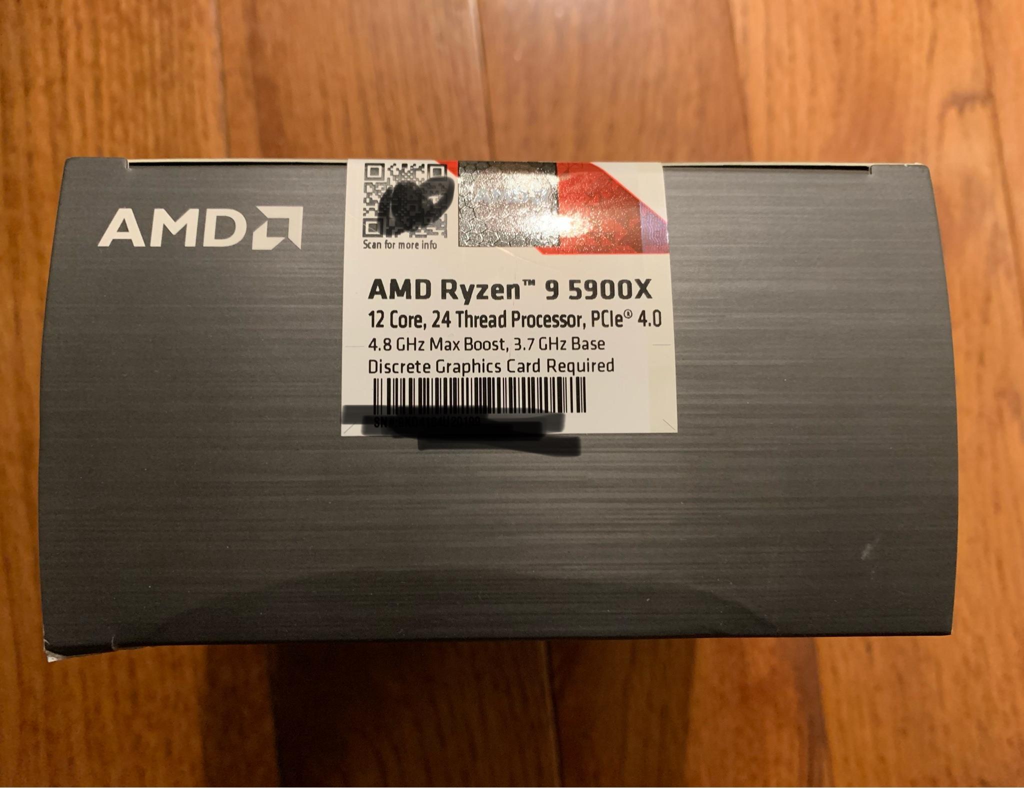 Ryzen 9 5900X - Brand New Sealed