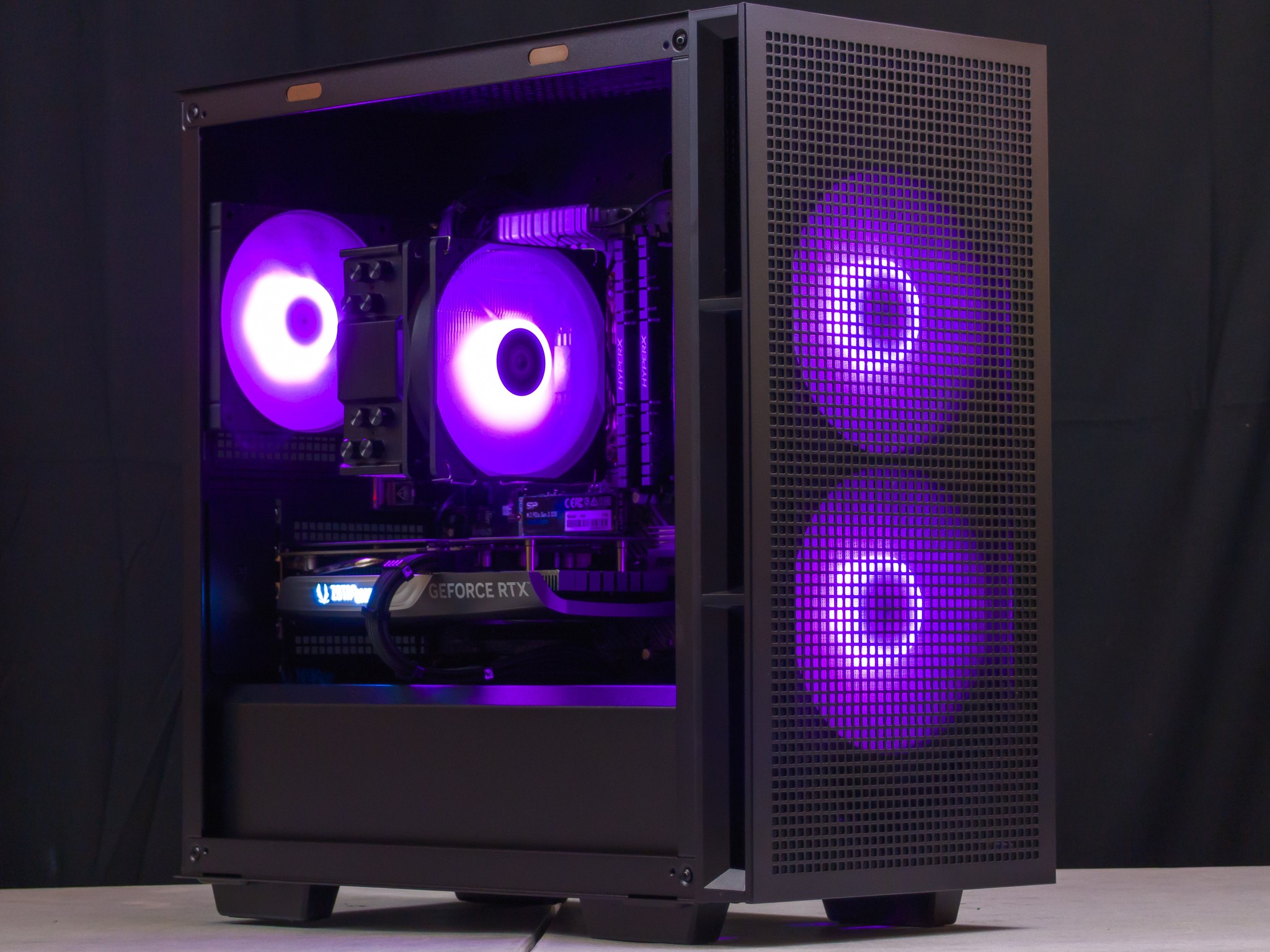 💜🖤 RTX 4060 / Ryzen 7 3700X / 16GB Gaming PC 🖤💜