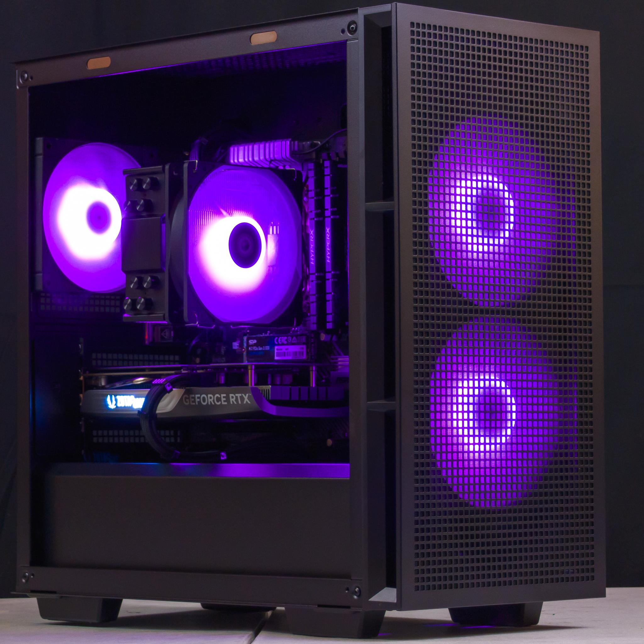 💜🖤 RTX 4060 / Ryzen 7 3700X / 16GB Gaming PC 🖤💜