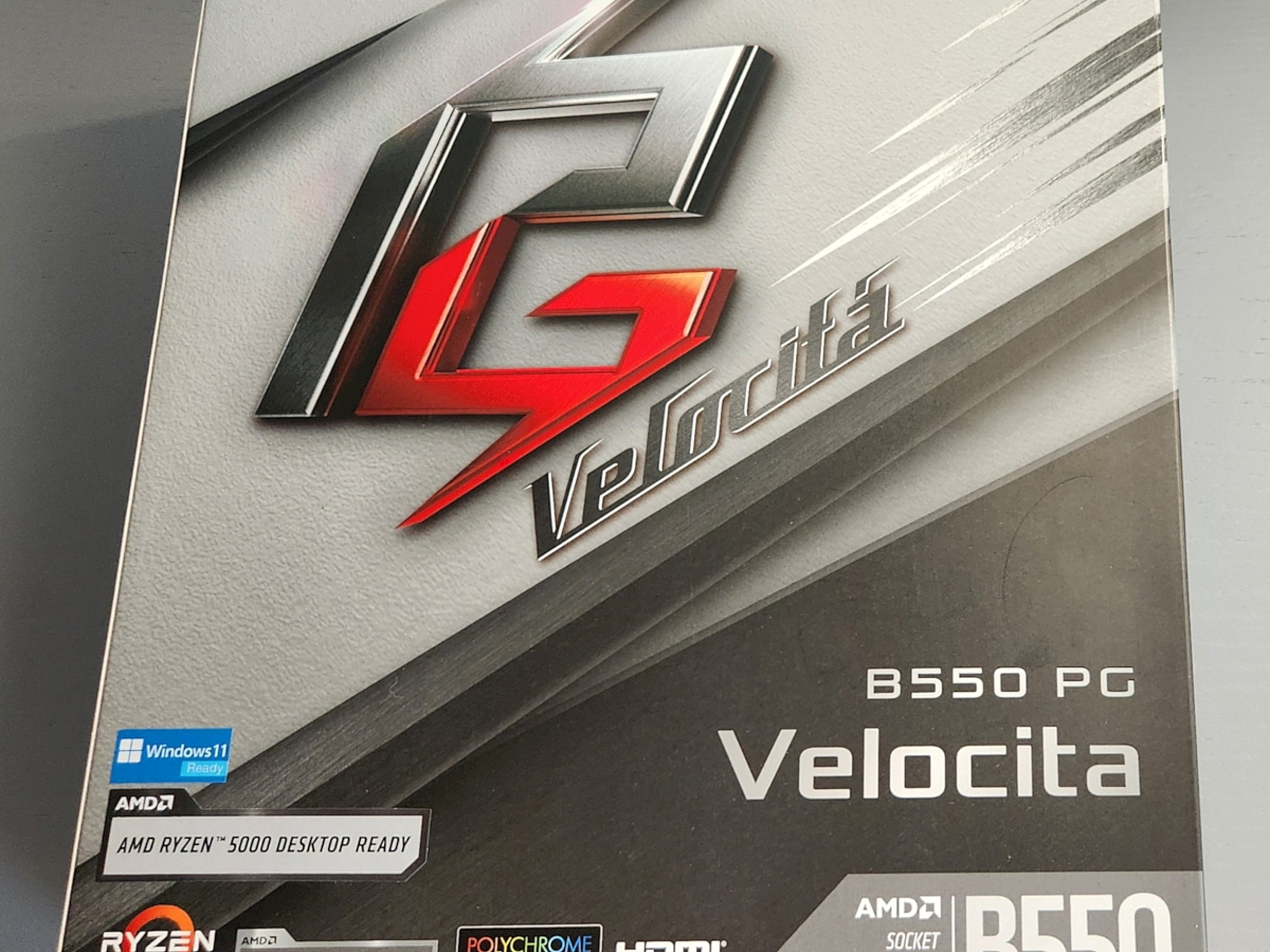 ASrock B550 PG Velocita + Intel AX210 Wifi 6E card + Asus Wifi 6E antenna