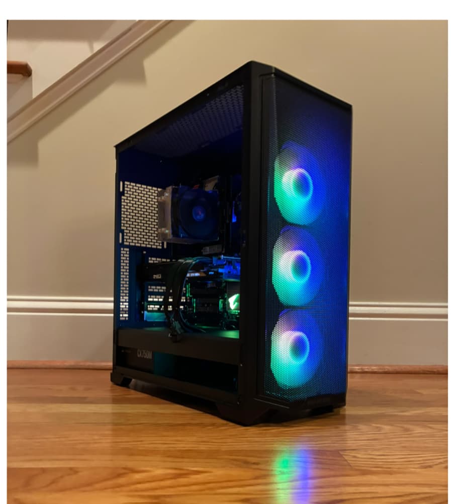 GTX 980 Ti 6GB i5 8600k CUSTOM GAMING PC 16GB DDR4 512GB NVME SSD WiFi Bluetooth ARGB WINDOWS 10/11