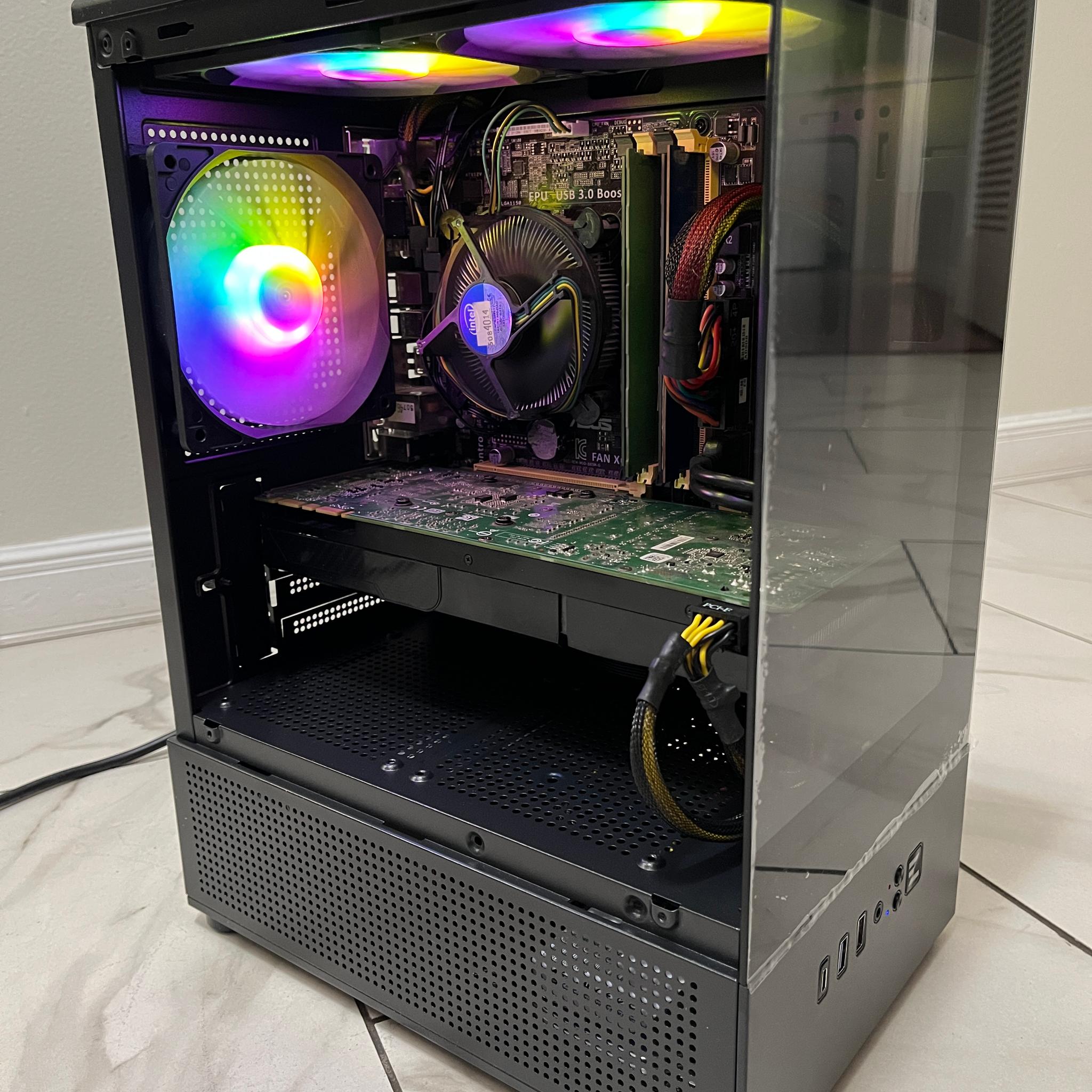 Budget Gaming PC - Intel i7-4770, NVIDIA GTX 1070, 16GB RAM, 740GB Storage, w/ Wi-Fi & BT