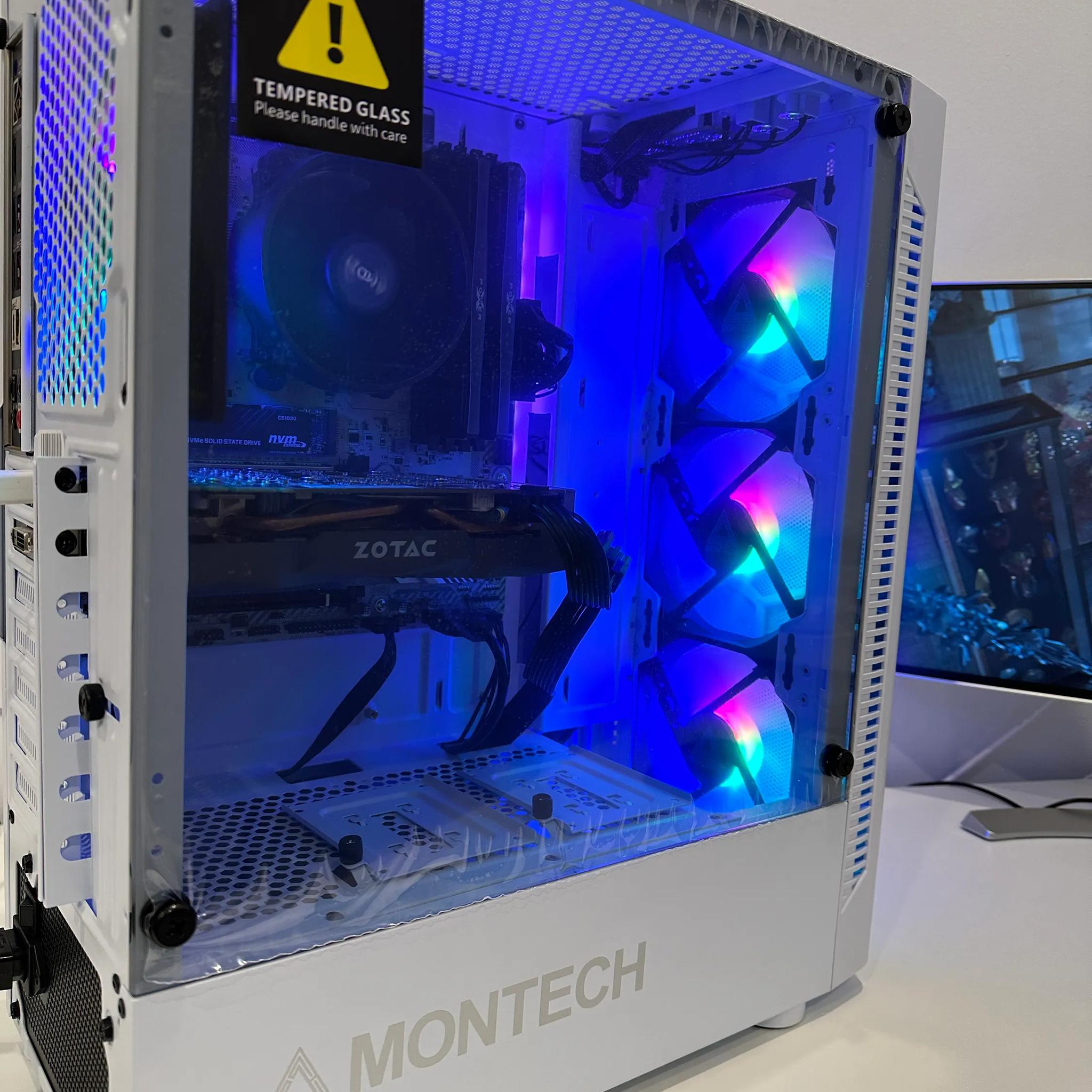🪁 Starter Gaming PC🪁-Nvidia GTX 1060 6GB-AMD RYZEN Ryzen 3 3100 4/8 CT-16GB DDR4 RAM-512GB NVME