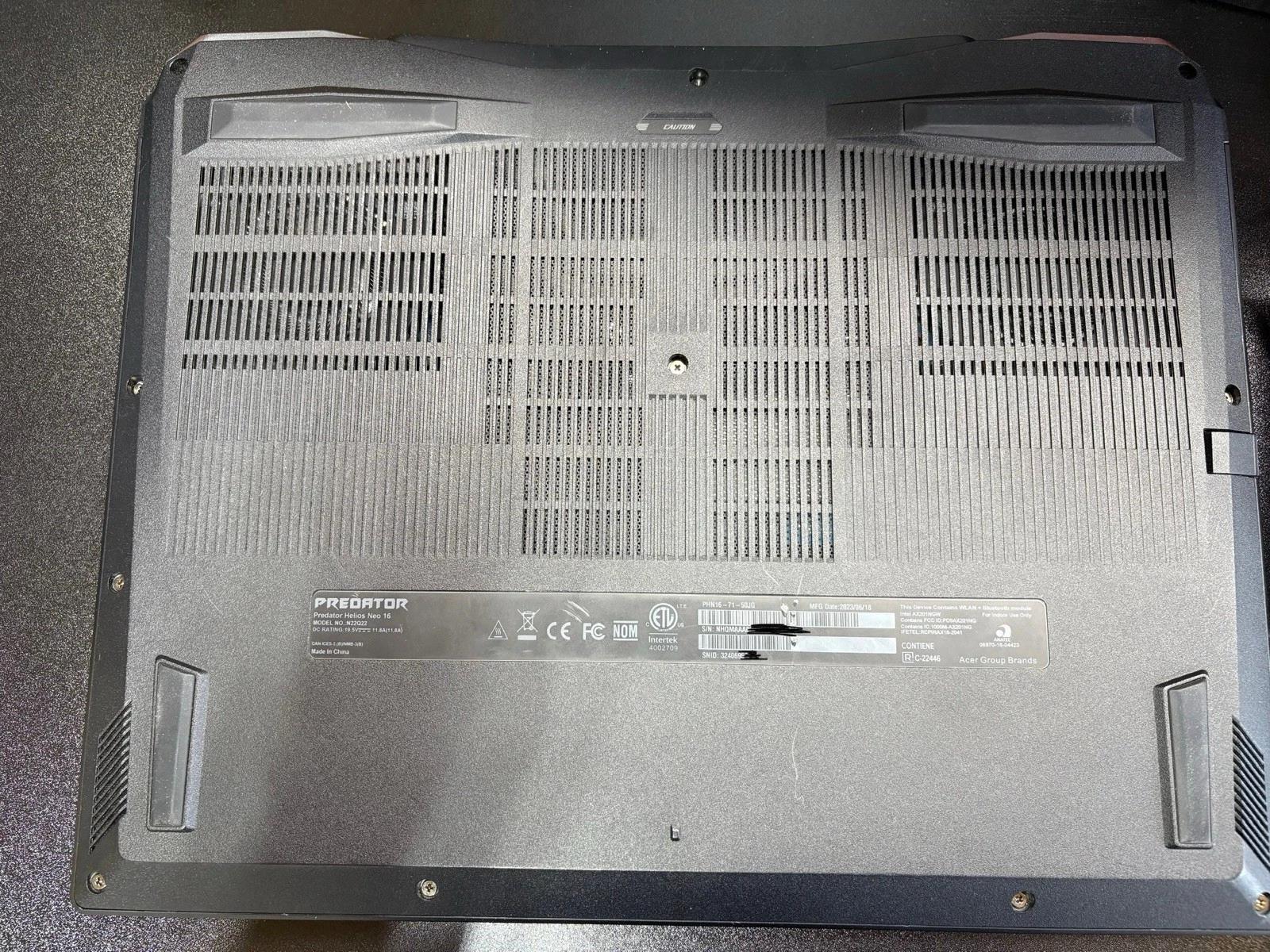 Acer Predator Helios Neo I5 13500HX | 4050 | 32GB Ram | 512GB SSD