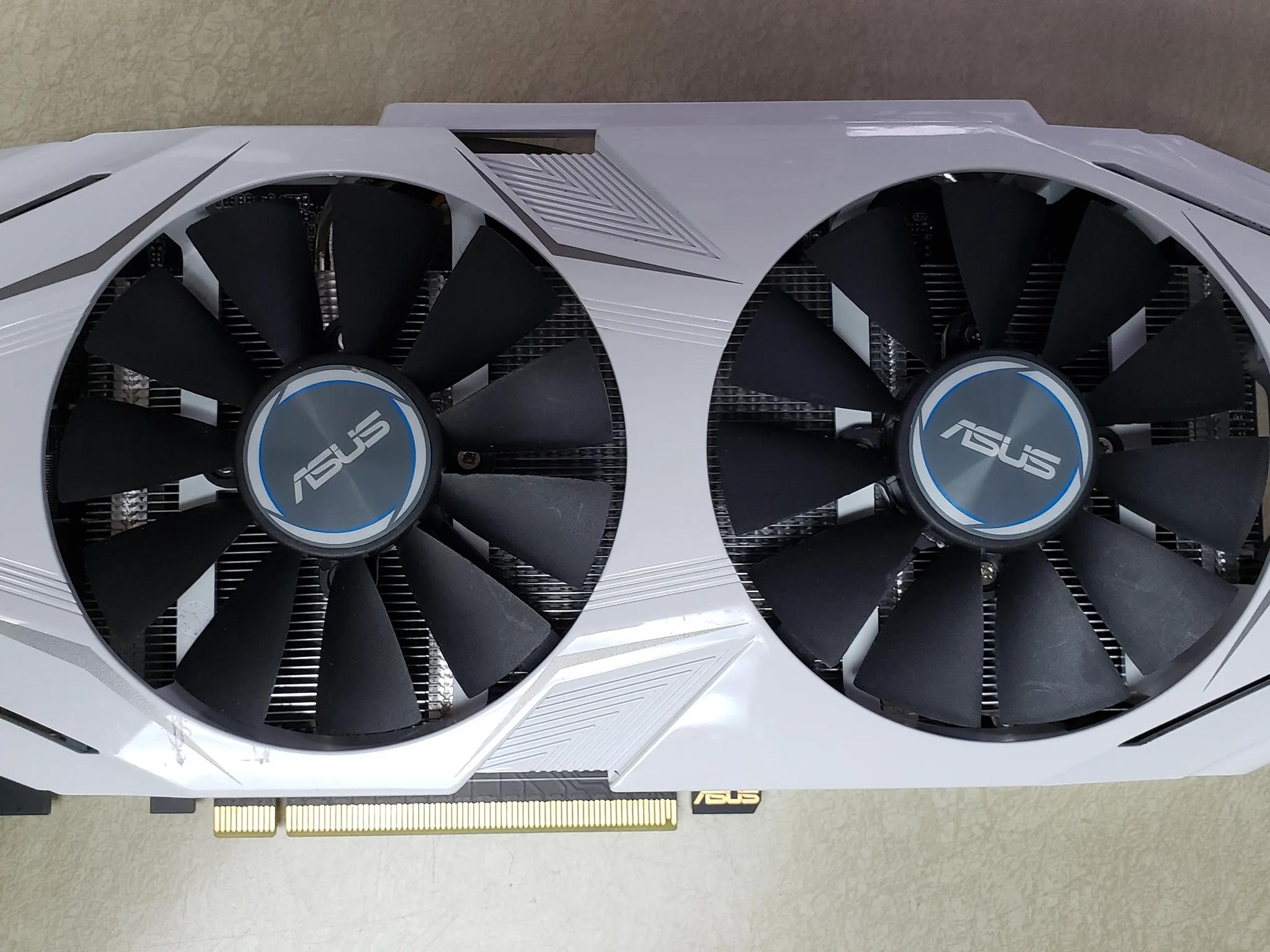 Asus Dual GTX 1060 graphics card with 6GB memory