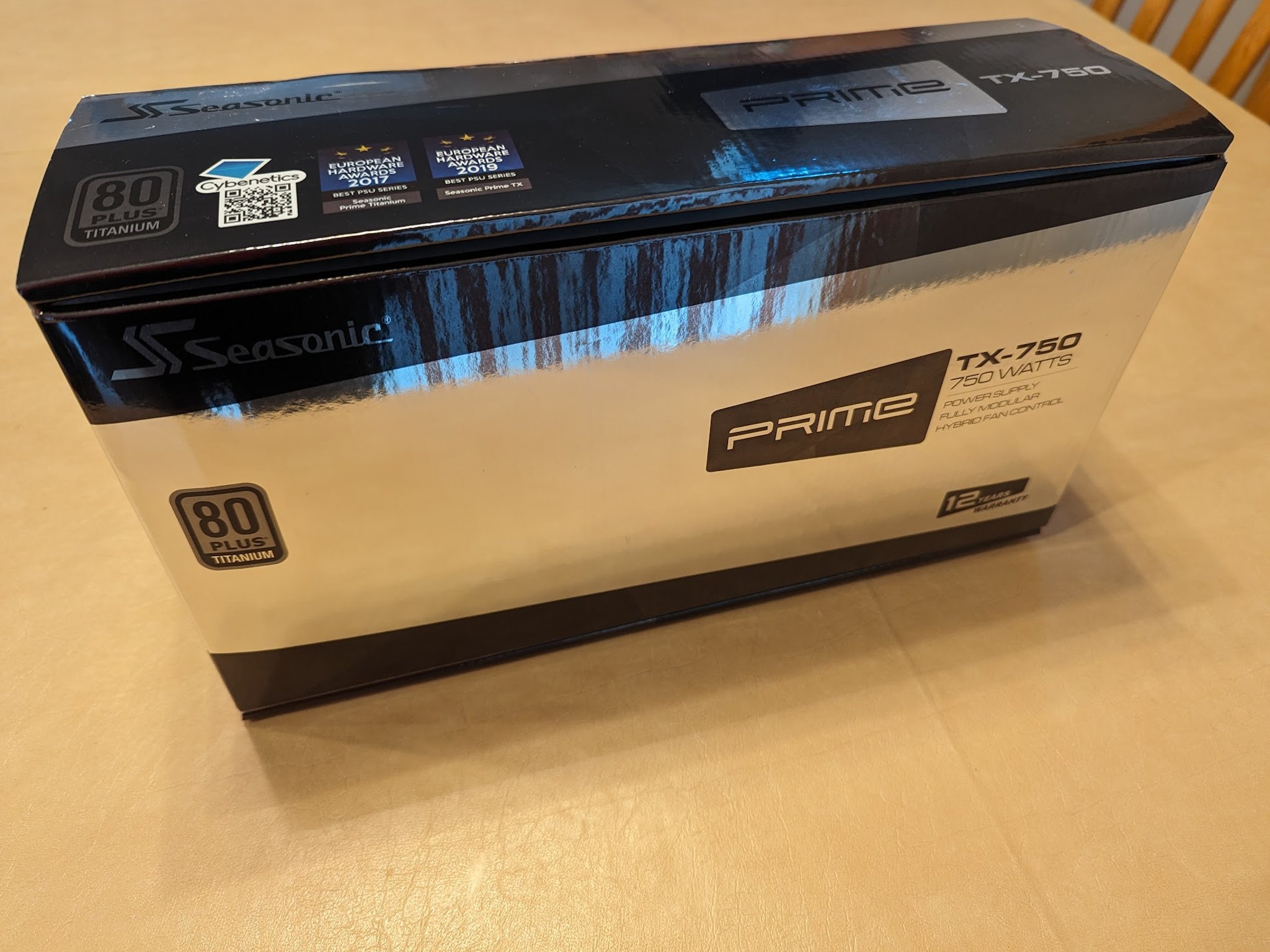 Seasonic PRIME 750W Titanium TX-750 SSR-750TR Power Supply - BRAND NEW