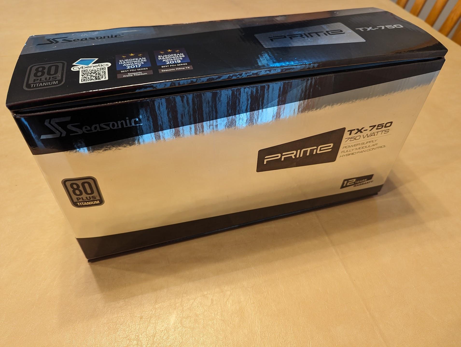 Seasonic PRIME 750W Titanium TX-750 SSR-750TR Power Supply - BRAND NEW