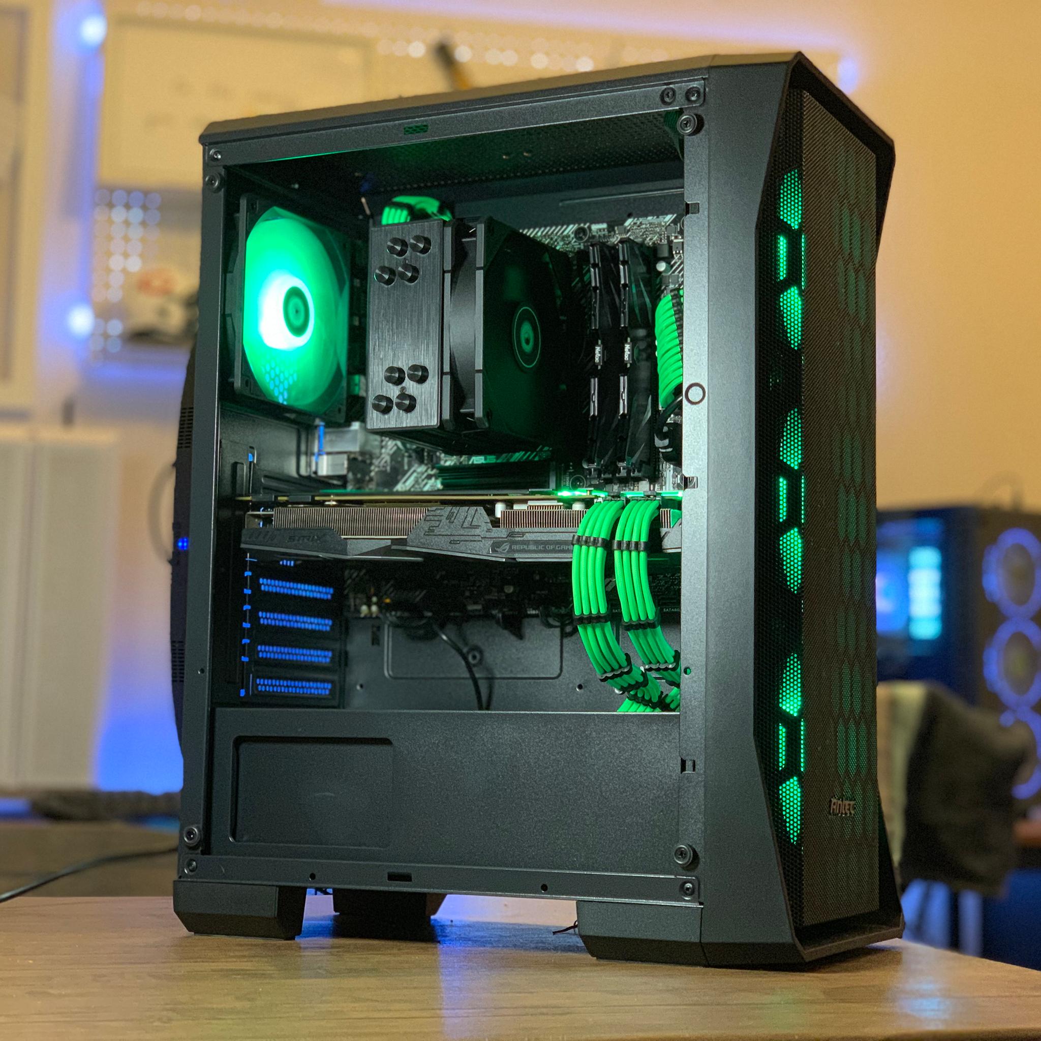 自作PC Ryzen 5 3500 & GeForce GTX960 Win11 iBUYPOWER Element SE Gaming Desktop PC AMD Ryzen 5 5500