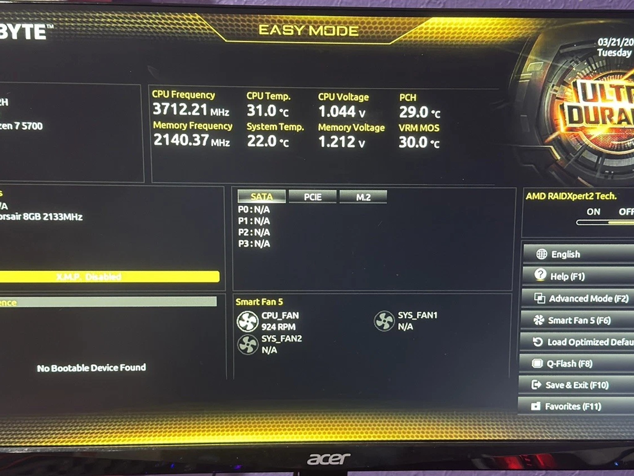 AMD Ryzen 7 5700