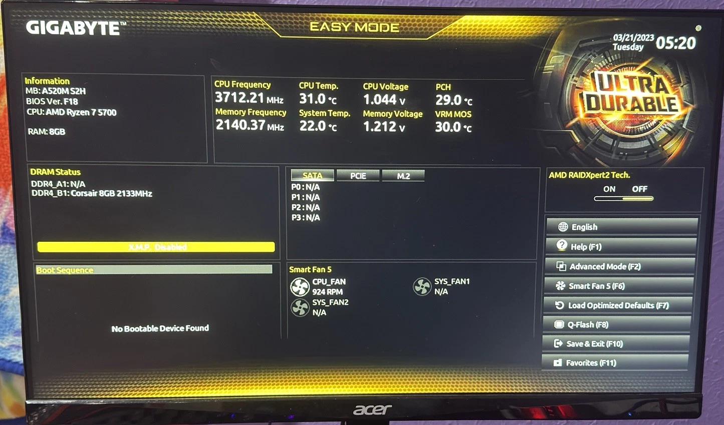 AMD Ryzen 7 5700