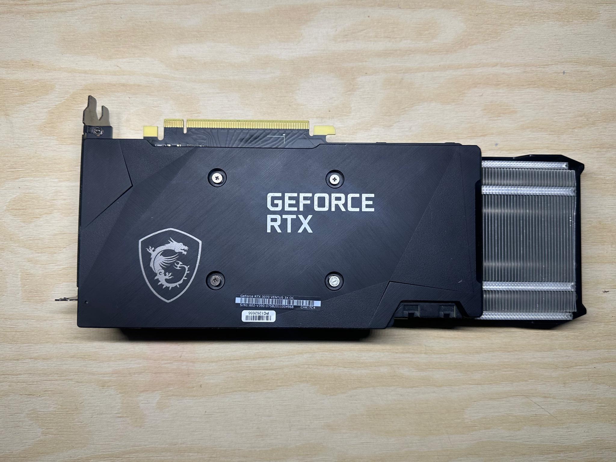 RTX 3070 8GB msi ventus 3x