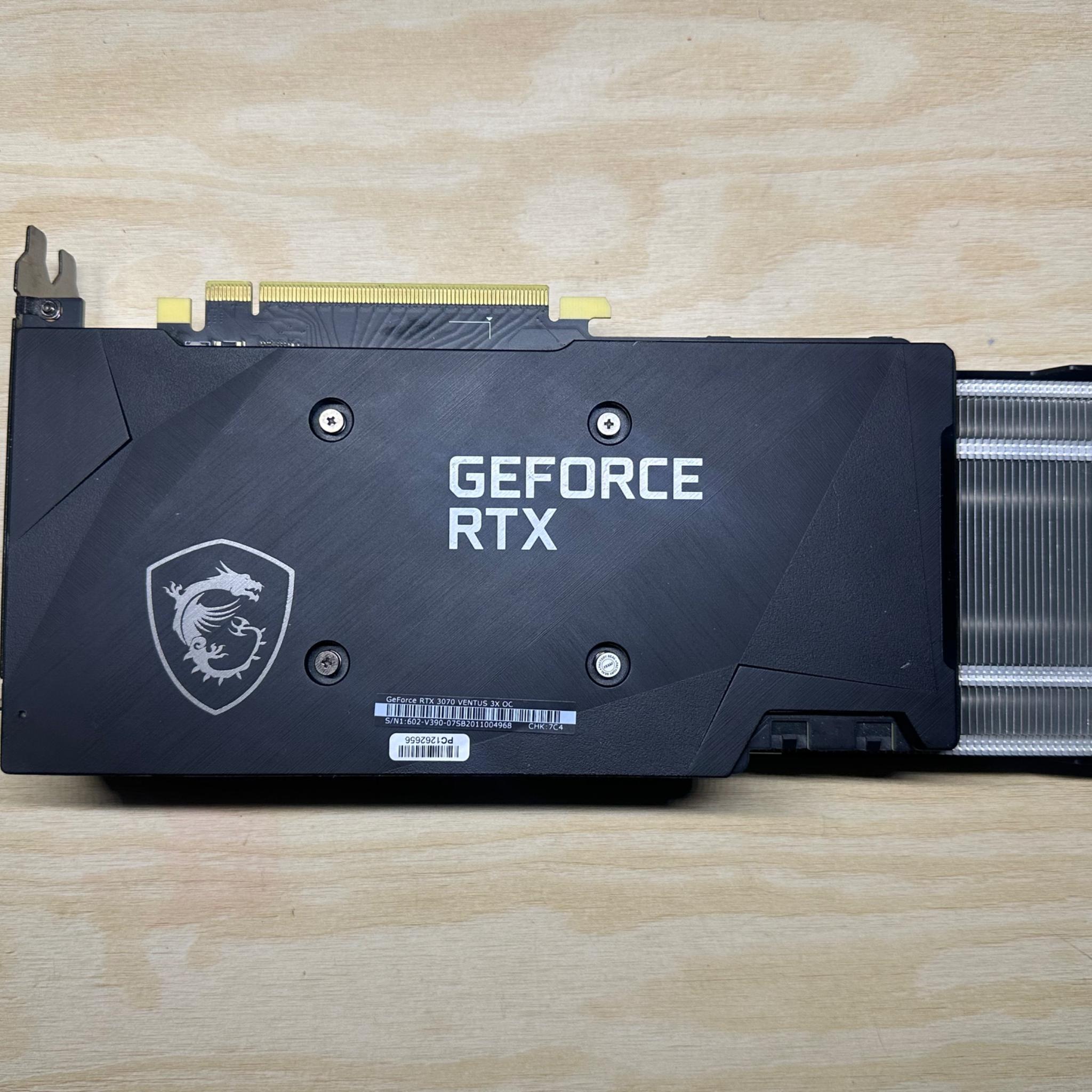 RTX 3070 8GB msi ventus 3x