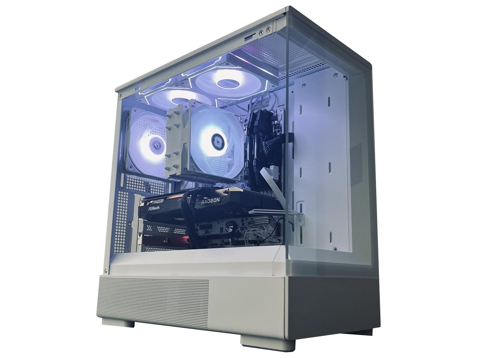 ALL WHITE ESPORTS BUILD - RX7600 - 5600x - 32GB RAM - 1TB SSD