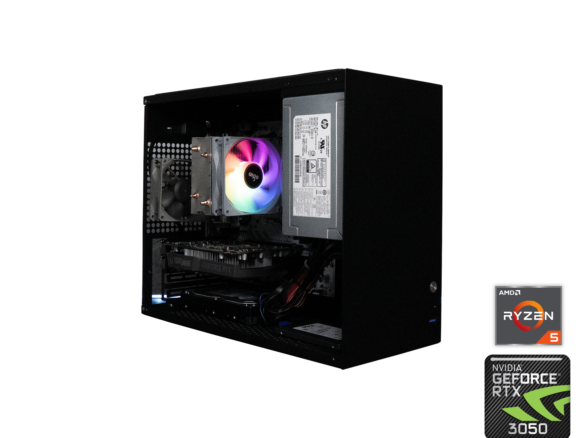 🍬🌠 | ZOTAC RTX 3050 6GB | RYZEN 5 2600 | 16GB DDR4 RAM | 1.25TB | Night Candy