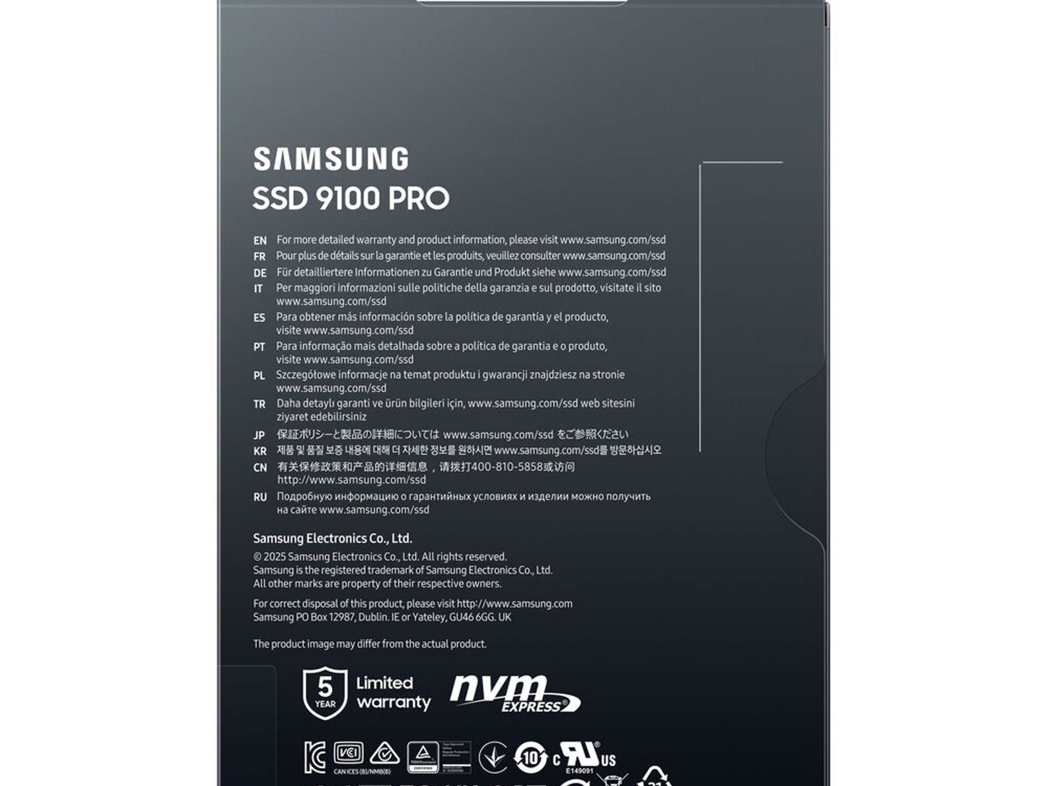 Samsung 2TB 9100 PRO PCIe 5.0 M.2 Internal SSD