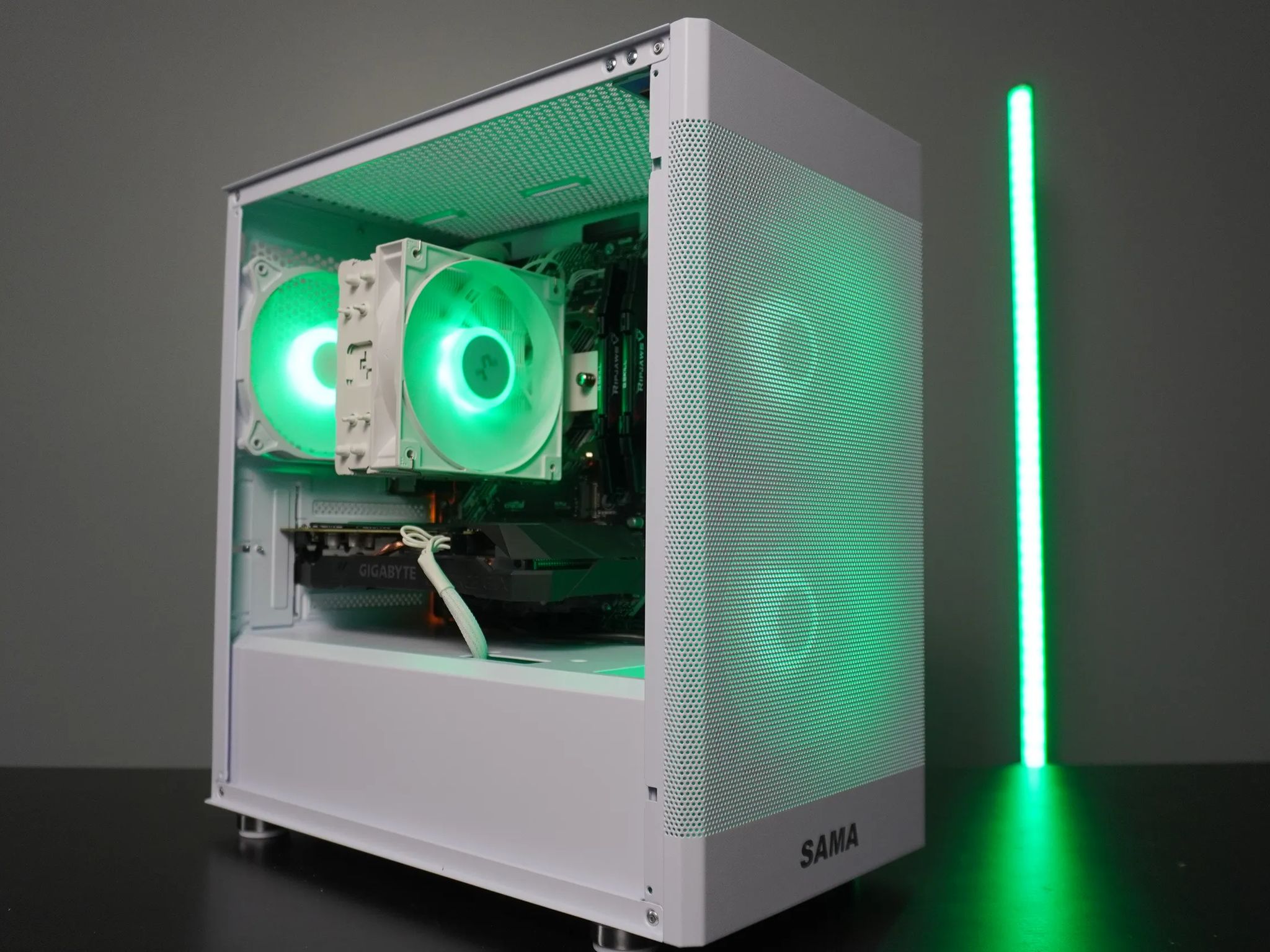 🤍CLEAN WHITE🤍 1080p Value PC 💚GTX 1660 6GB 🧡Ryzen 5 2600 6 Cores | 16GB RAM | 1TB NVME