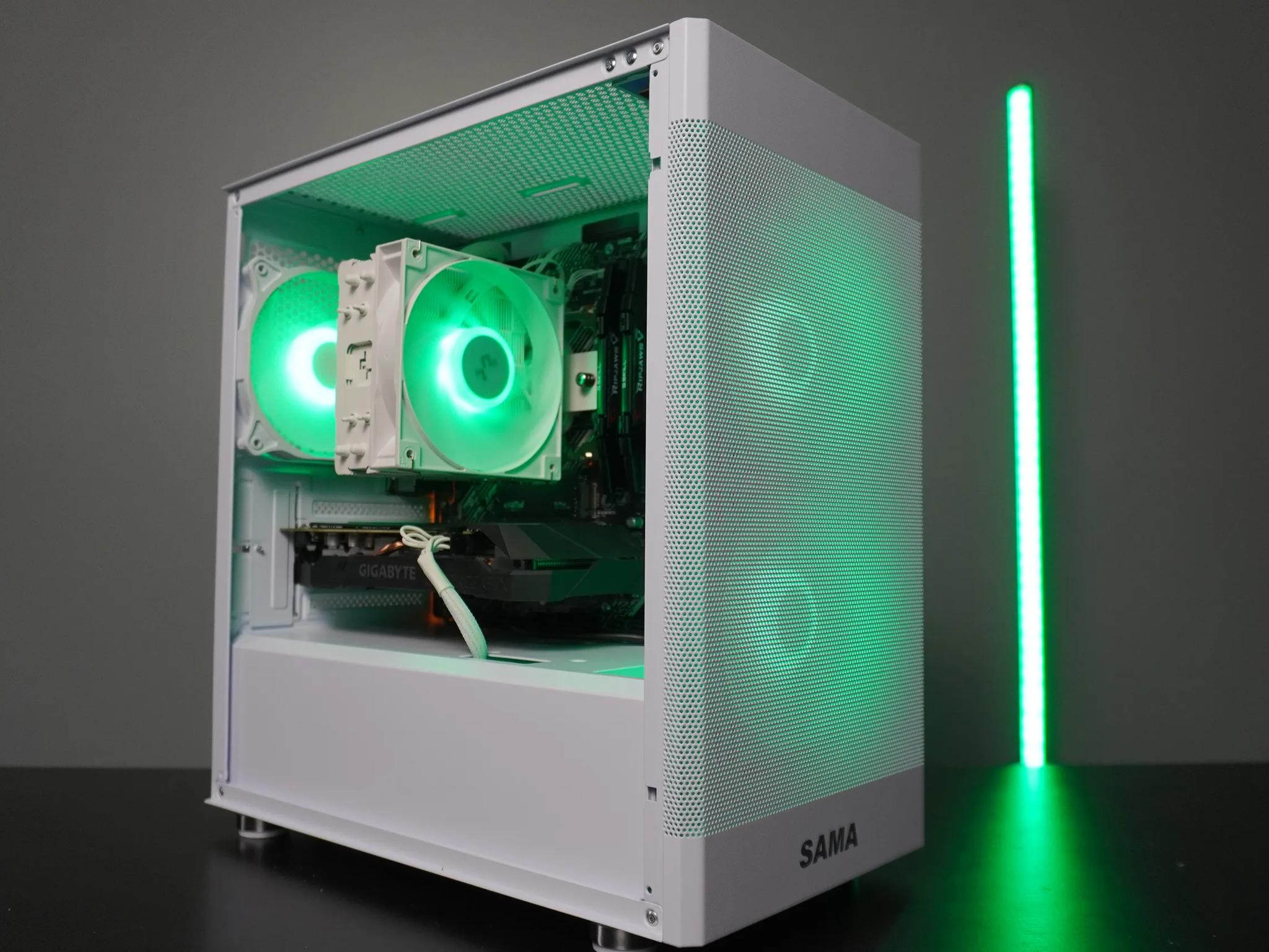 🤍CLEAN WHITE🤍 1080p Value PC 💚GTX 1660 6GB 🧡Ryzen 5 2600 6 Cores | 16GB RAM | 1TB NVME
