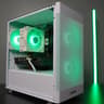 🤍CLEAN WHITE🤍 1080p Value PC 💚GTX 1660 6GB 🧡Ryzen 5 2600 6 Cores | 16GB RAM | 1TB NVME