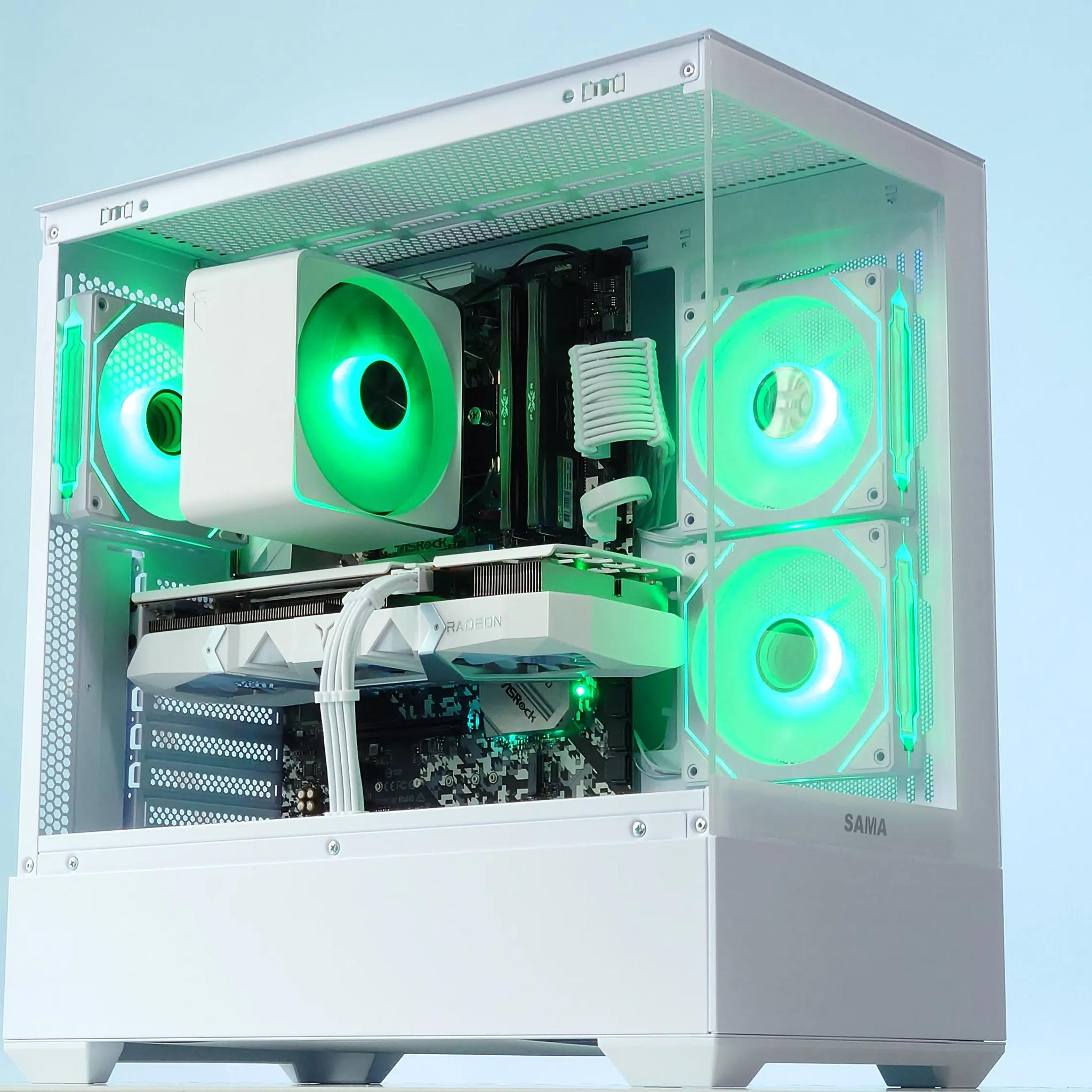 🍉🍈Gaming PC❄️AMD RX 6750 GRE 10GB GDDR6❄️AMD Ryzen 5 5500 6 core❄️32GB DDR4❄️1TB NVME