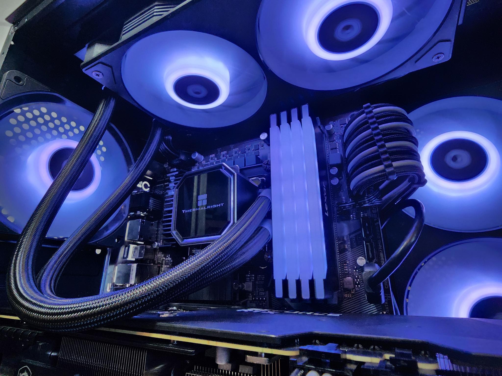 🤍🖤💙 MSI RTX 3080 // Intel Core i5 12400 // Lexar 32GB 3600MHz