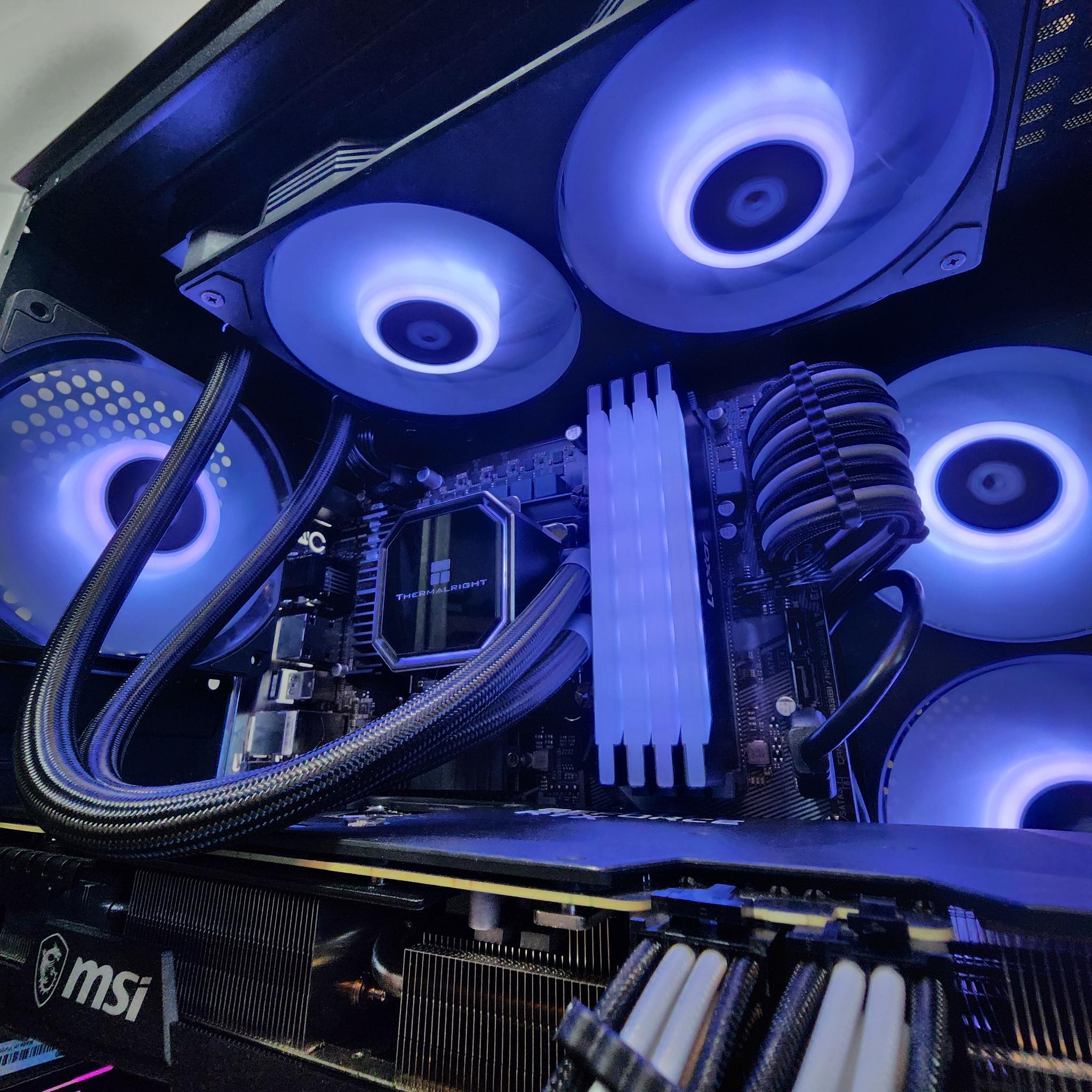 🤍🖤💙 MSI RTX 3080 // Intel Core i5 12400 // Lexar 32GB 3600MHz