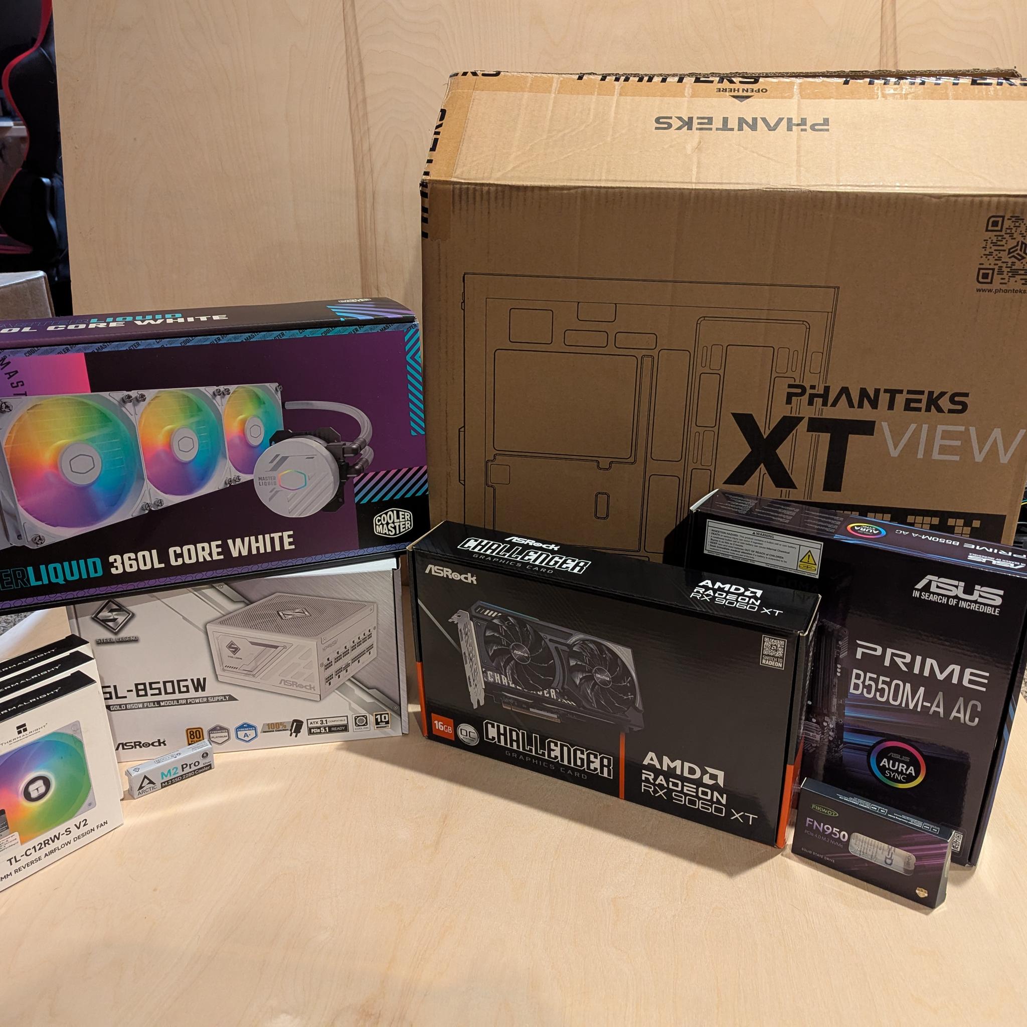 Ryzen 5500X3D + 9060 XT 16GB High Performance Gaming PC - All New Parts