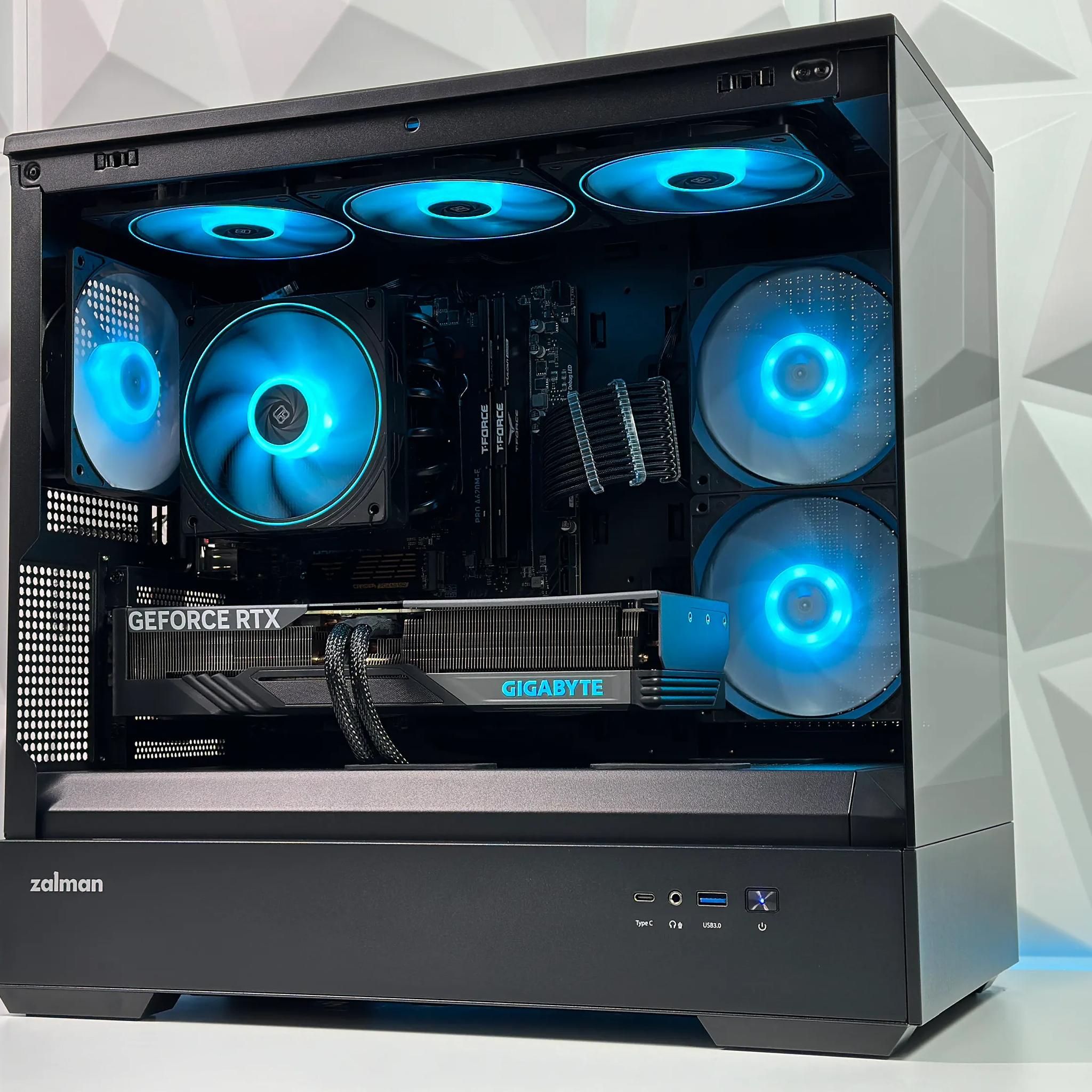 🌌🌑Dark Nebula Gaming PC🔭Nvidia RTX 4070 12GB🔭Ryzen 5 7500F🔭32GB DDR5🔭1TB NVME GEN4