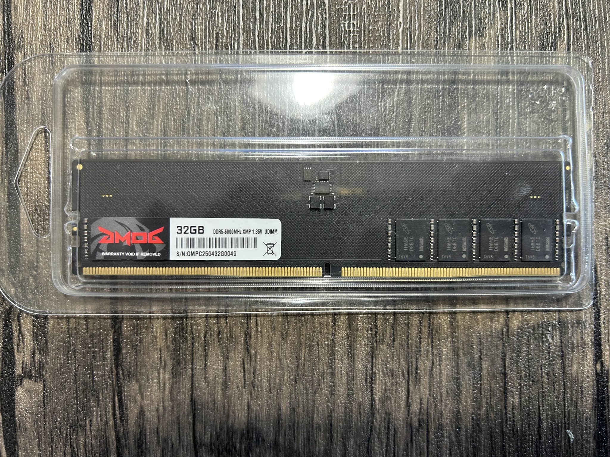 GMOG DDR5 6000MT/S 32GB (1x32GB) CL40