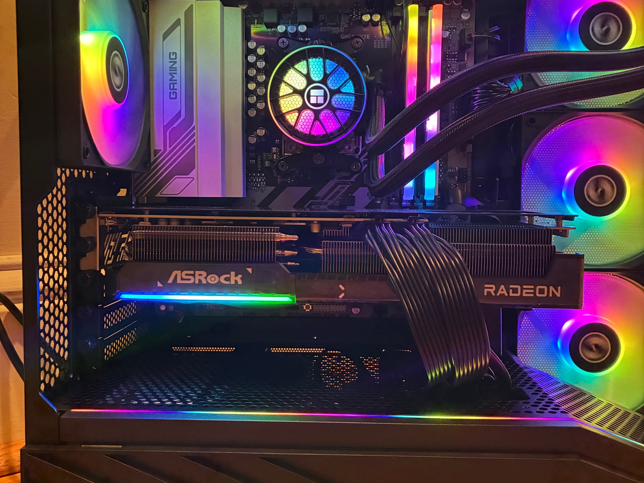 RX 9070 XT RYZEN 7 7700X 4K CUSTOM GAMING PC 32GB DDR5 1TB NVME SSD WIFI 6E WINDOWS 10/11