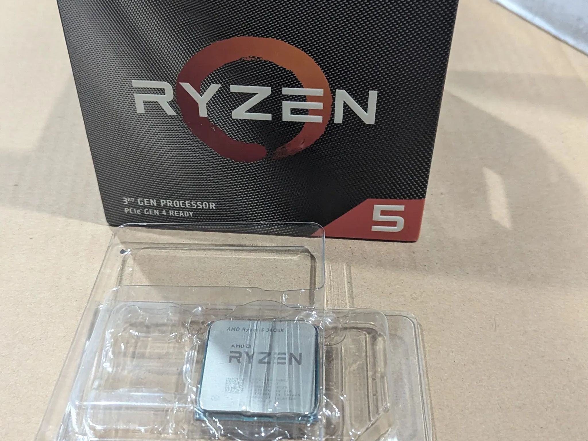 Ryzen 5 3600x with stock cooler