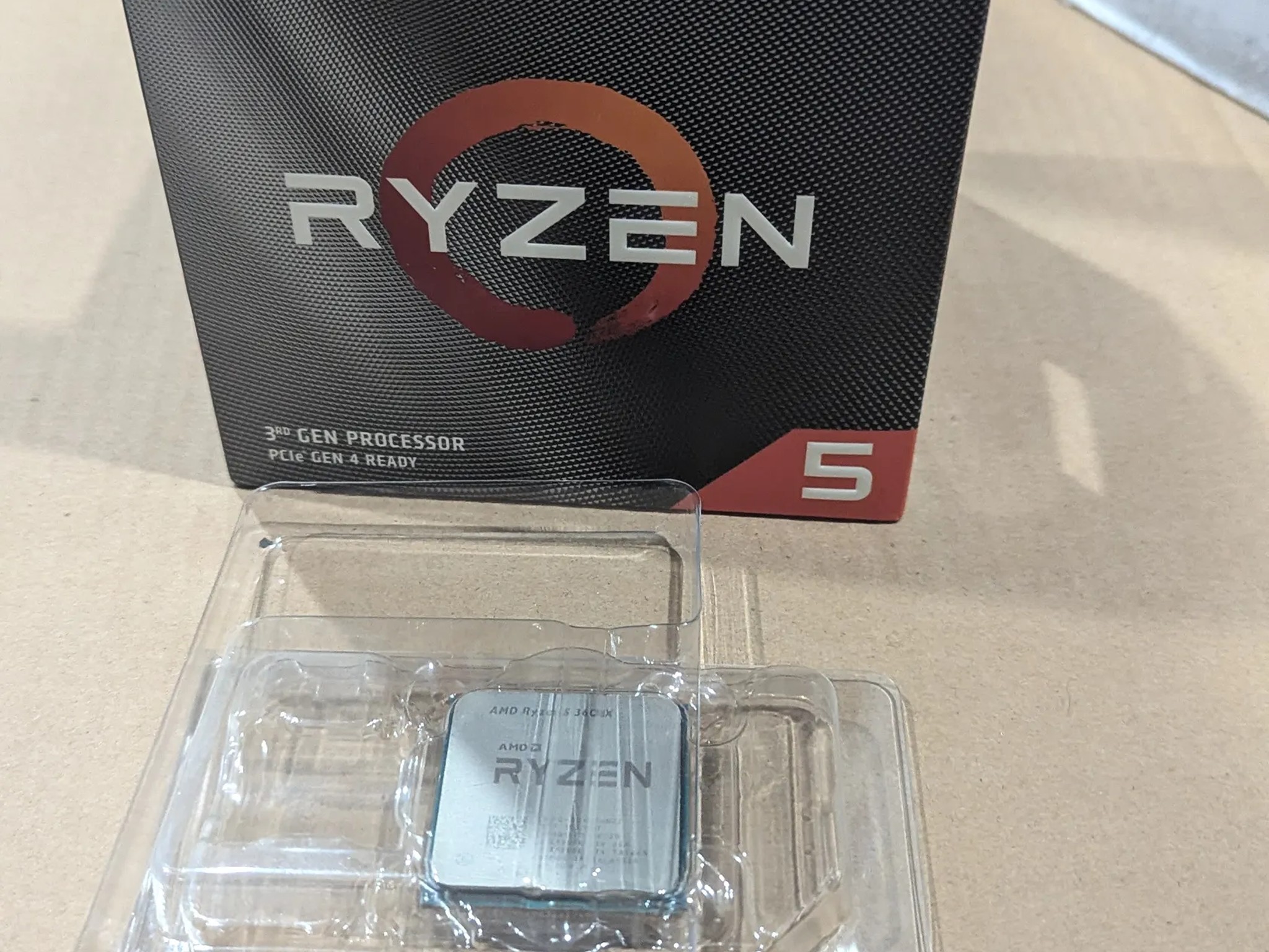 Ryzen 5 3600x with stock cooler