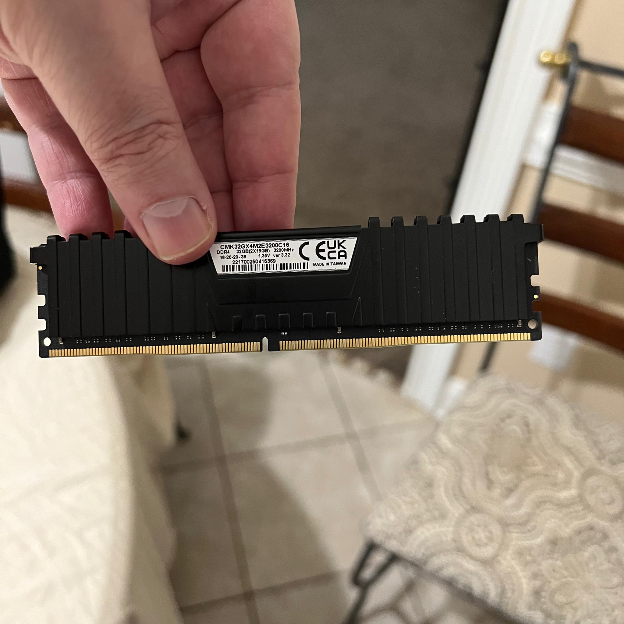 64 Gigs Memory 4 dimms 3200  CL16