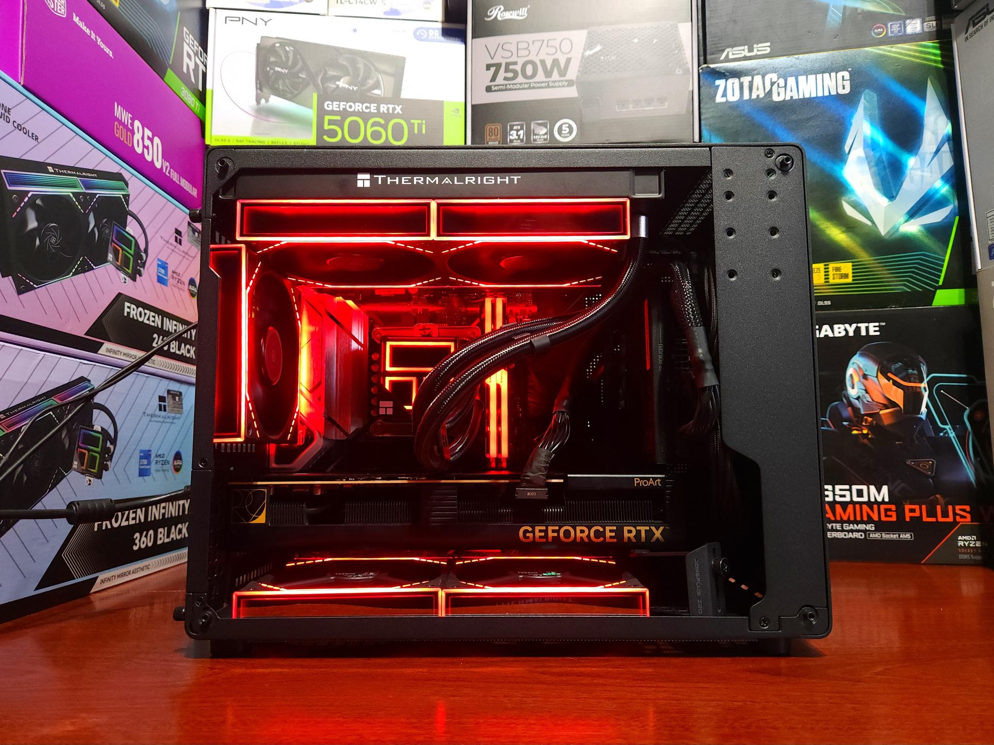 RTX 4070 TI SUPER 16GB | Intel i5-13600KF | 32GB DDR4 3600MTs | 2 TB NVME | 1100W | WIFI & BT | AIO