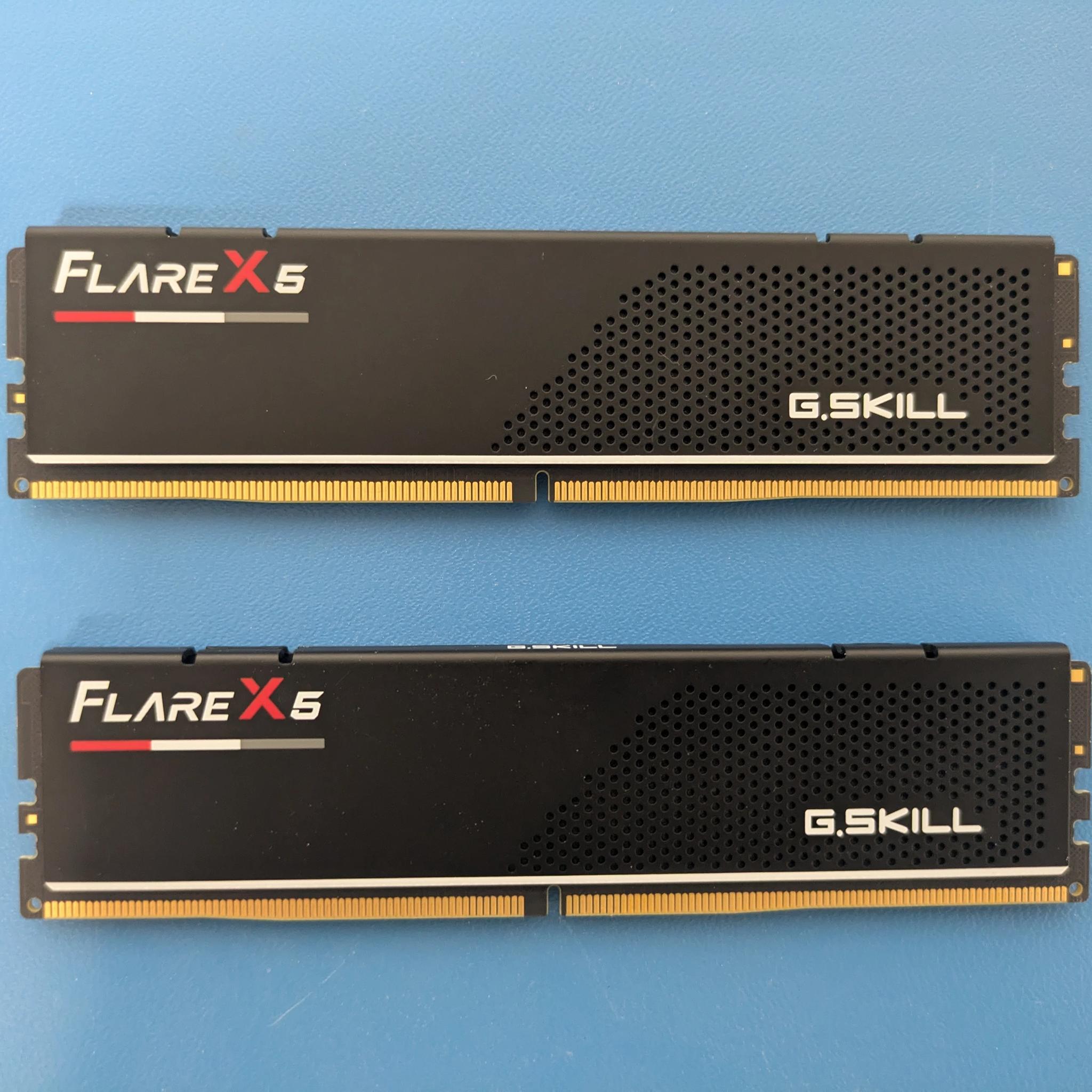 G.Skill Flare X5 32GB (16GB x2) DDR5-6000 CL32-38-38-96 1.35V