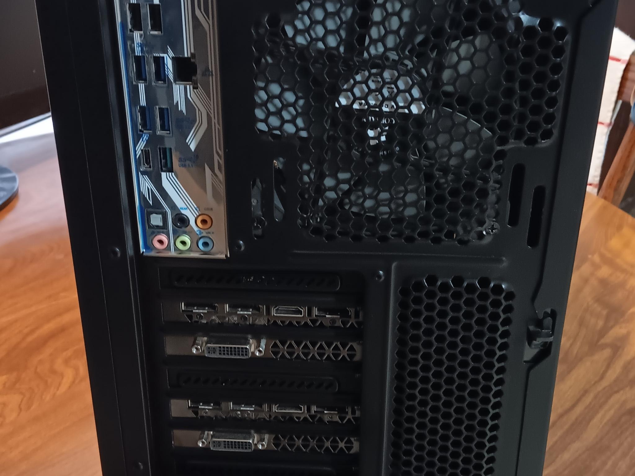 Fractal Design Define R5, ATX Asus X99-A II, i7-6950X 10C/20T 3.00GHz, 64GB DDR4, 2- Titan Xs, 3.5TB