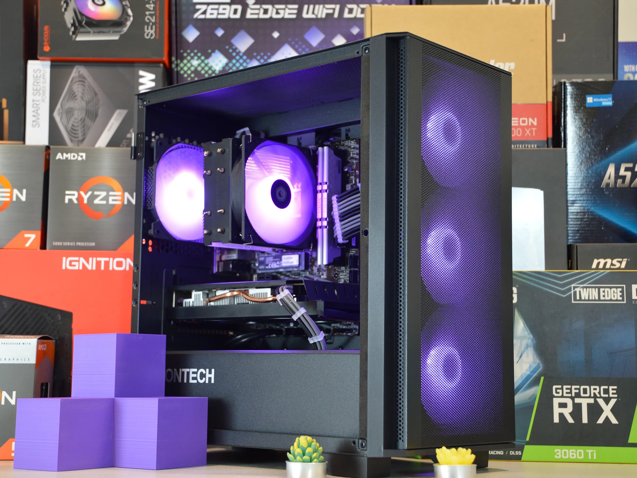 🟣⚫️| RX 580 8GB | Ryzen 5 2600 | 16GB DDR4 RAM | 1TB NVME SSD | Violet Night |