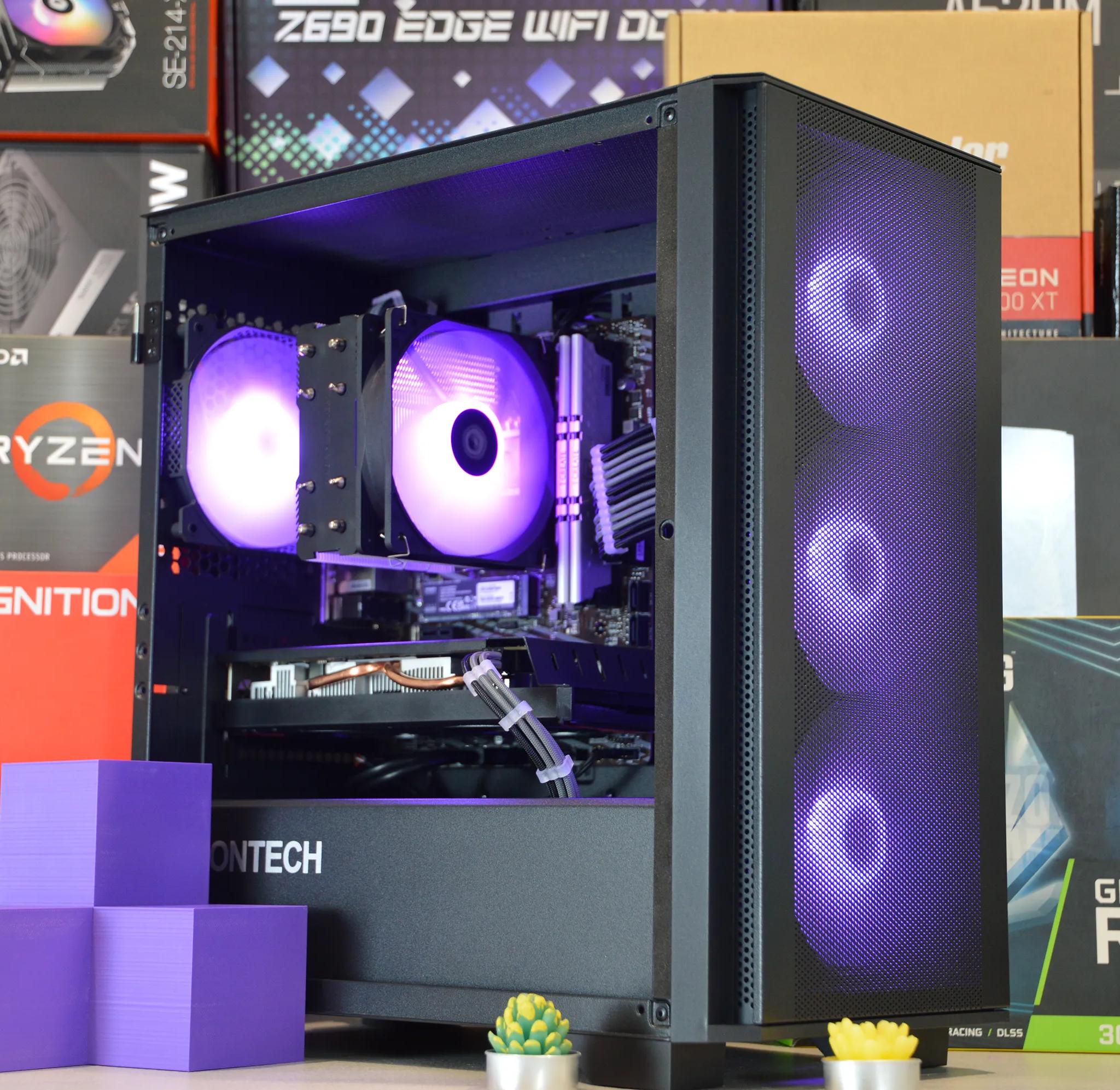 🟣⚫️| RX 580 8GB | Ryzen 5 2600 | 16GB DDR4 RAM | 1TB NVME SSD | Violet Night |