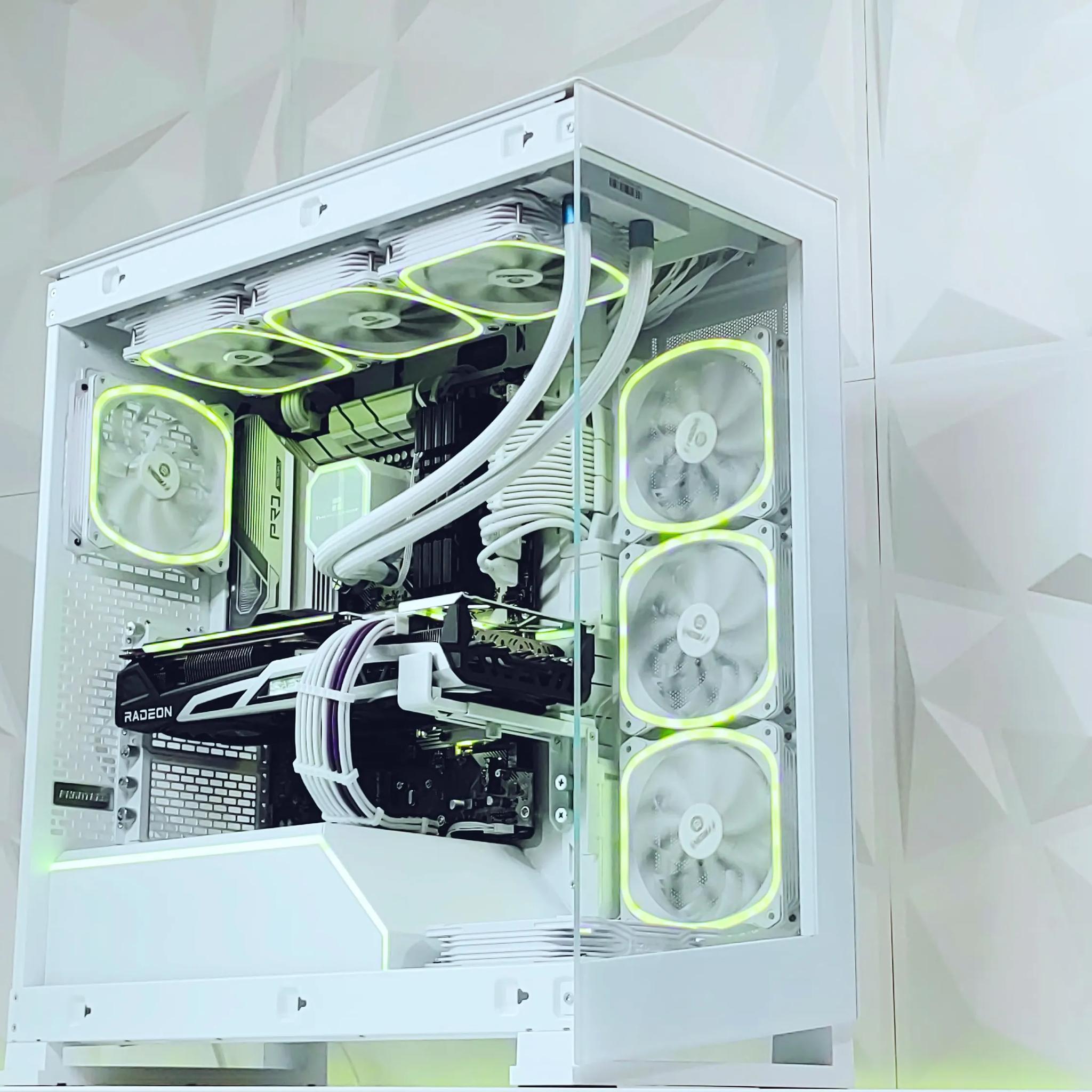 👑❄️Liquid Cooled  Gaming PC🟣AMD RX 6900 XT 16GB🟣Intel i7 12700KF 12 core🟣32GB DDR4🟣1TB