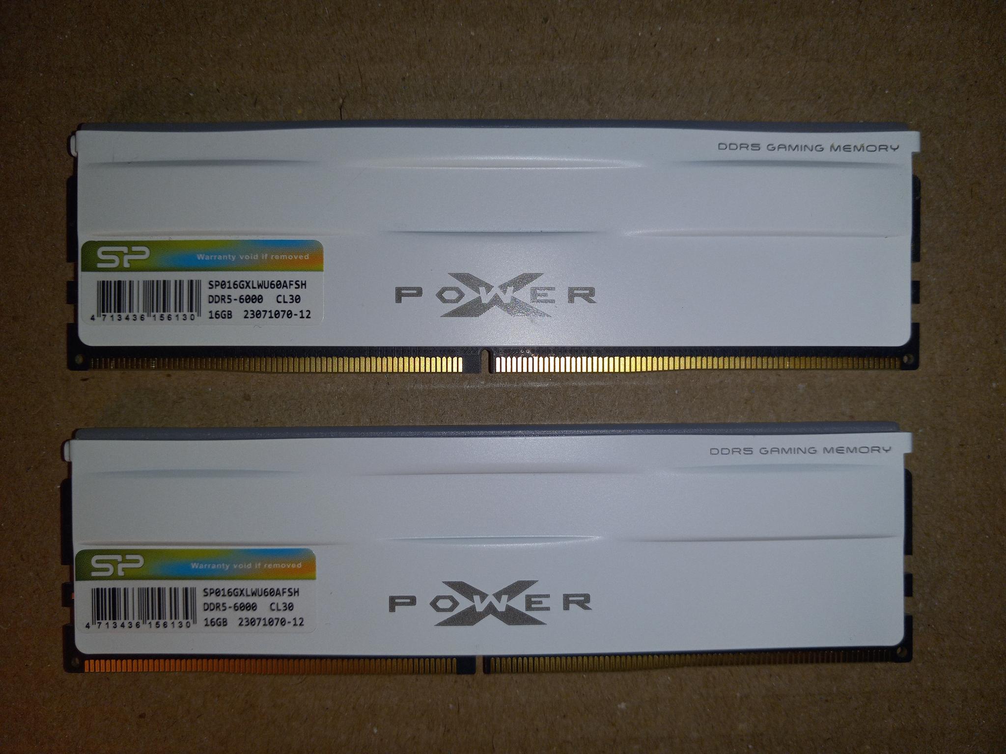 Silicon Power XPOWER Zenith RGB RAM White- 32GB DDR5-6000 CL30 38-38-96